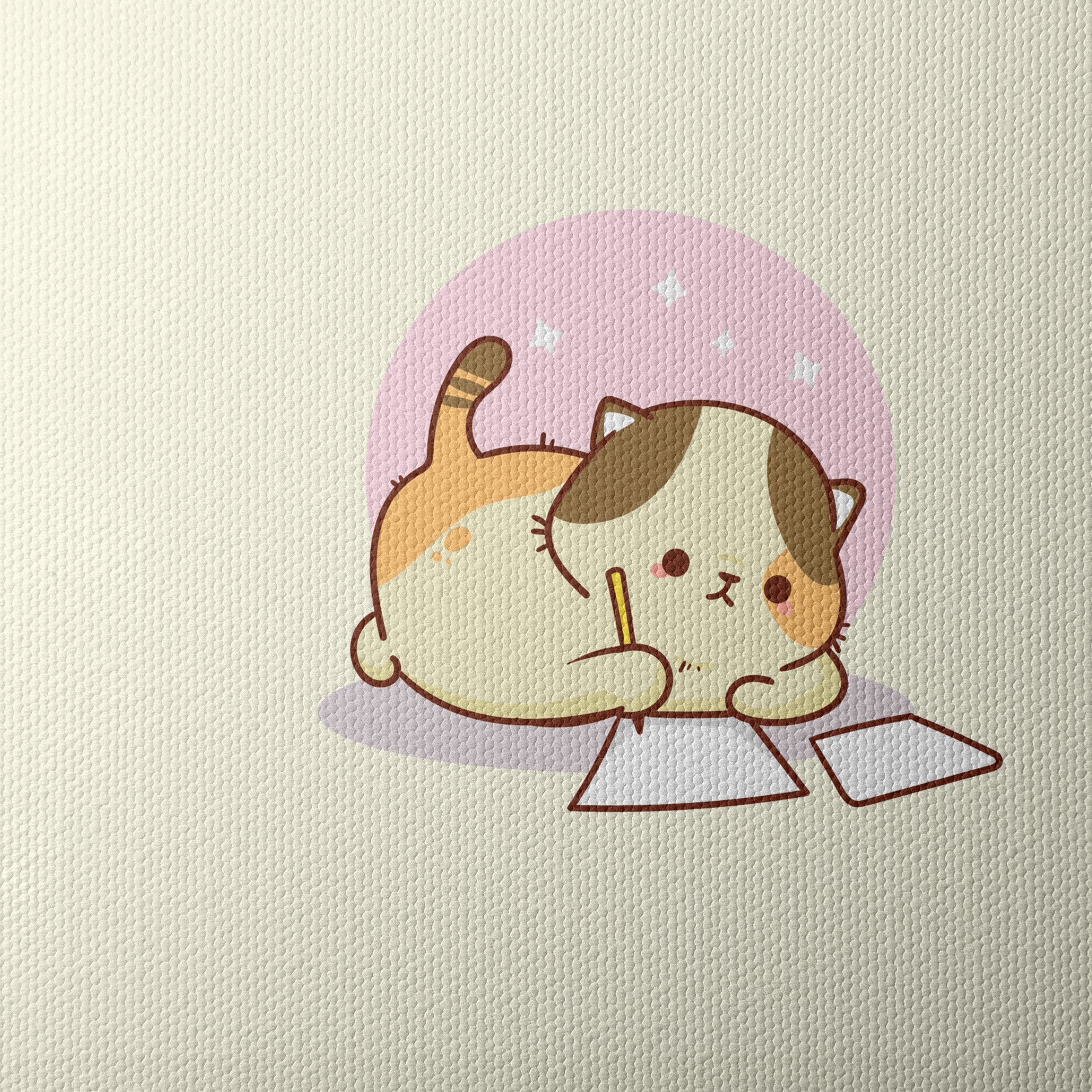 Cute Cat Playing with Papers - Image 4
