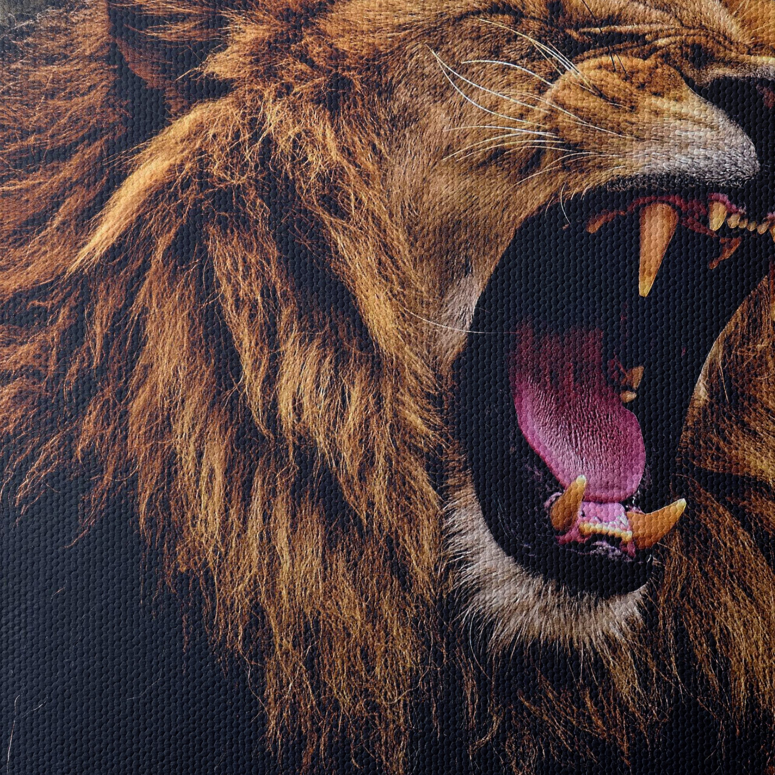 Majestic Lion Roaring Wall Art - Image 4