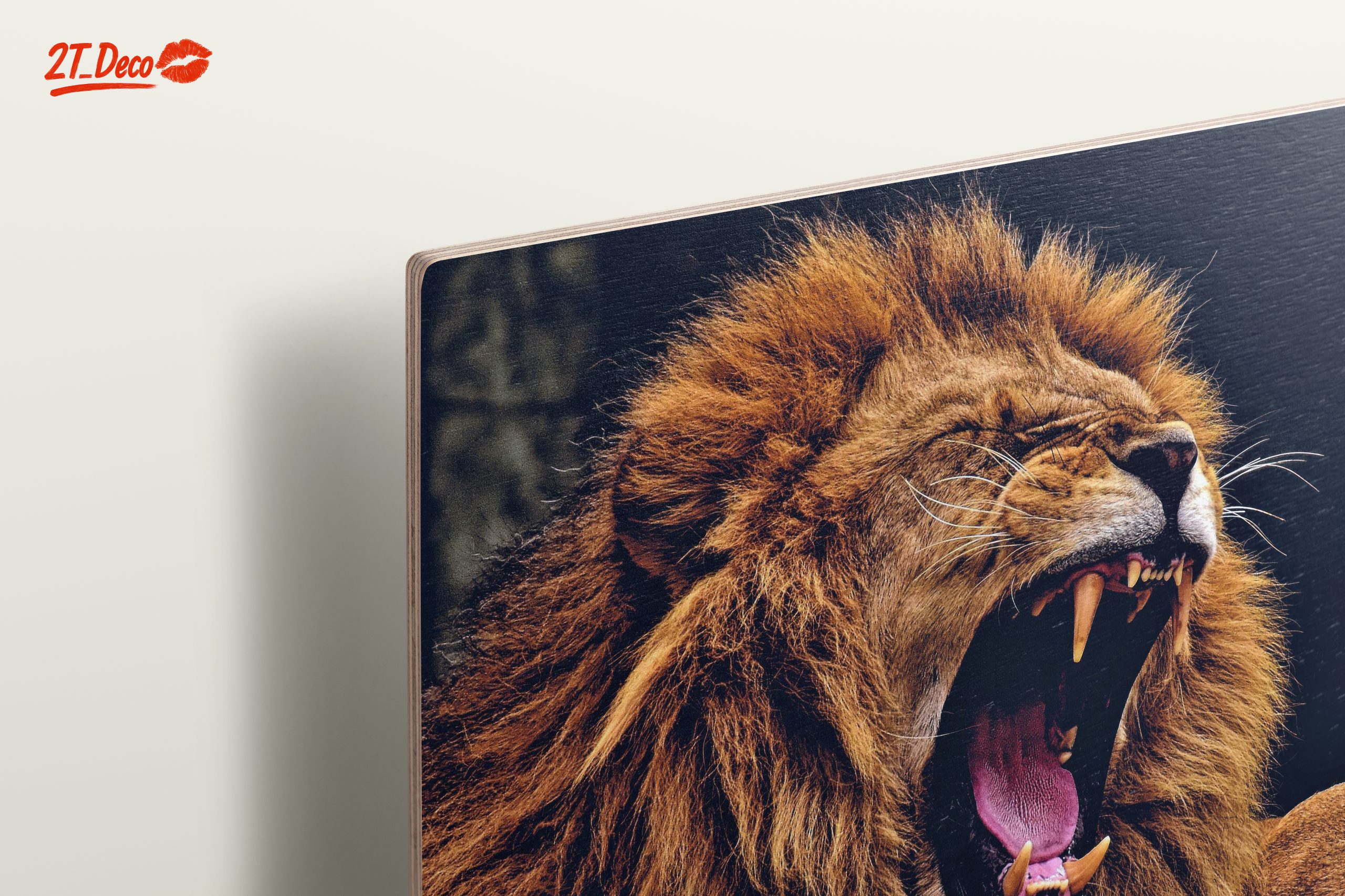 Majestic Lion Roaring Wall Art - Image 15