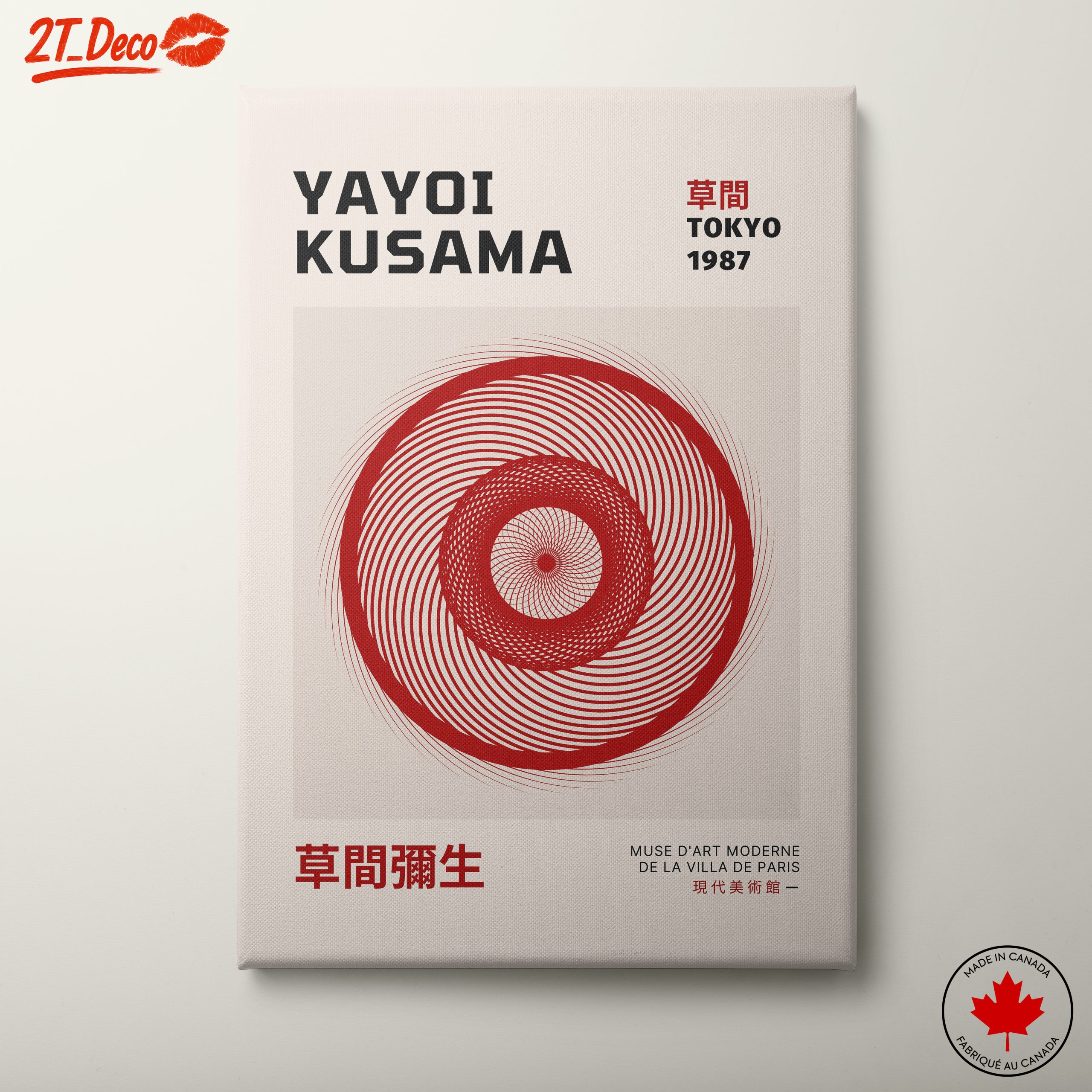 Yayoi Kusama Inspired Abstract Design