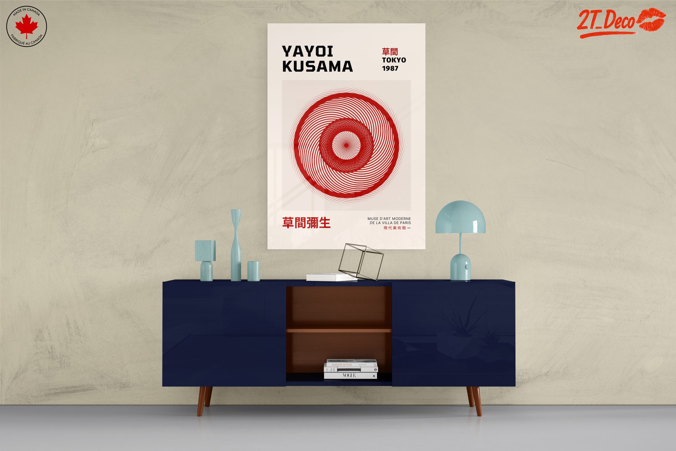 Yayoi Kusama Inspired Abstract Design - Image 8