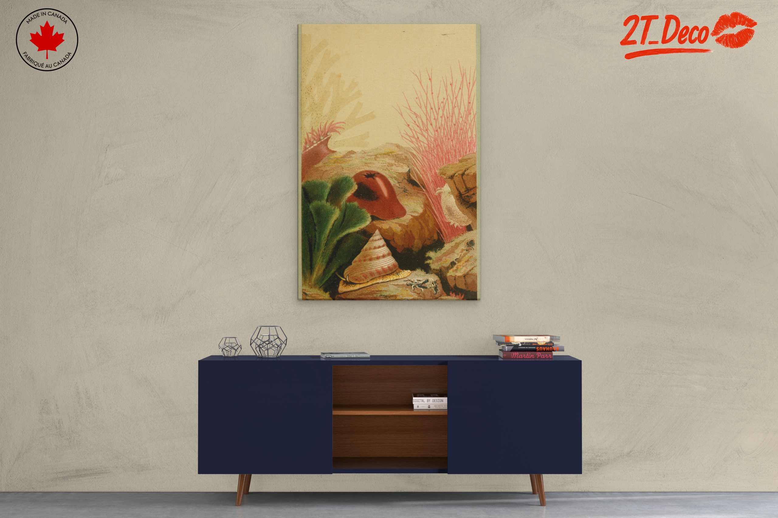Stylized Marine Flora Artwork - Image 3