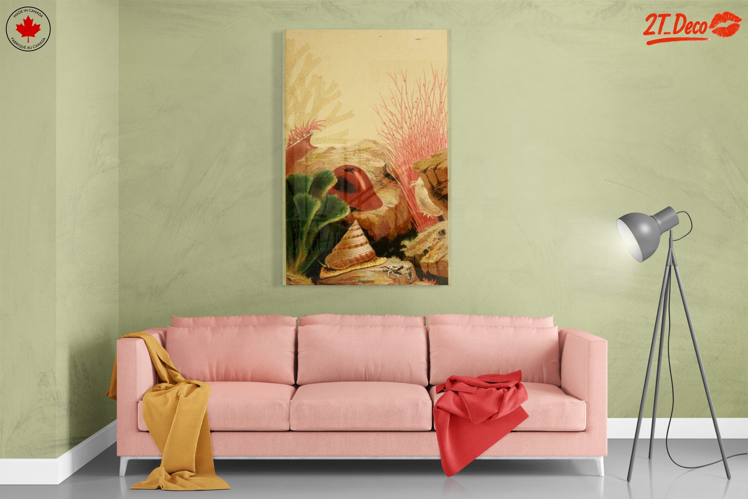 Stylized Marine Flora Artwork - Image 7