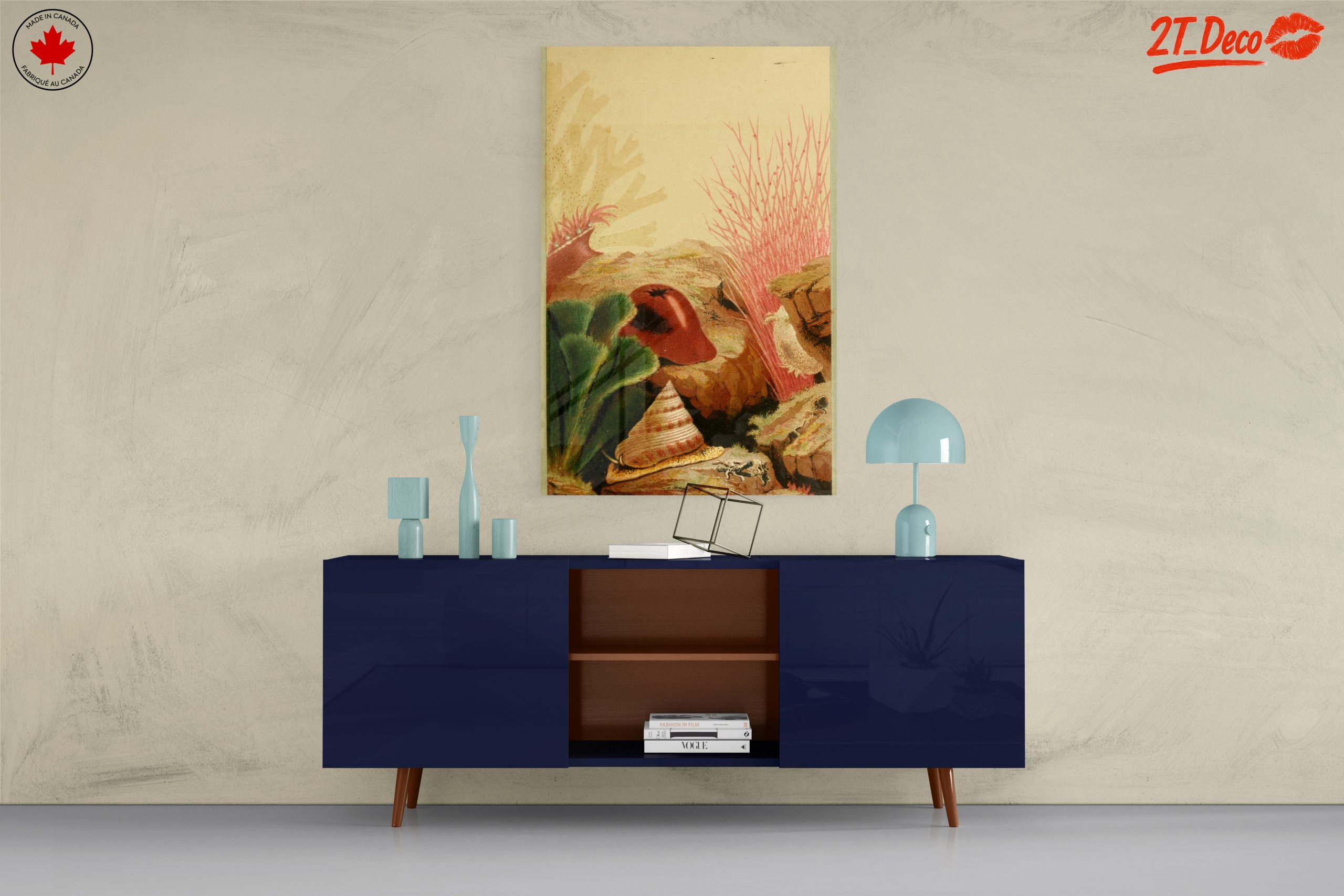 Stylized Marine Flora Artwork - Image 8