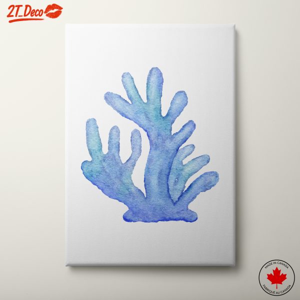 Watercolor Underwater Coral Artwork