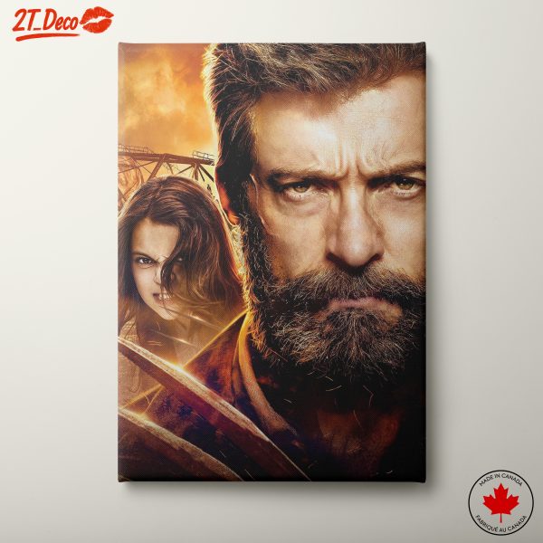 Dynamic Wolverine Artwork with Intense Expression