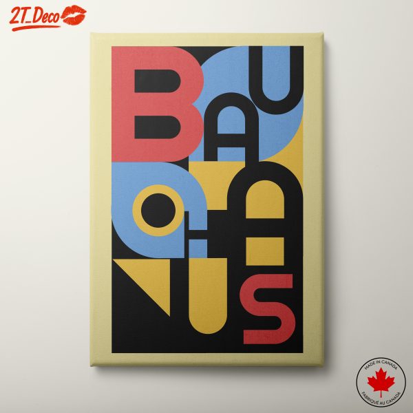 Bold Bauhaus Geometric Art