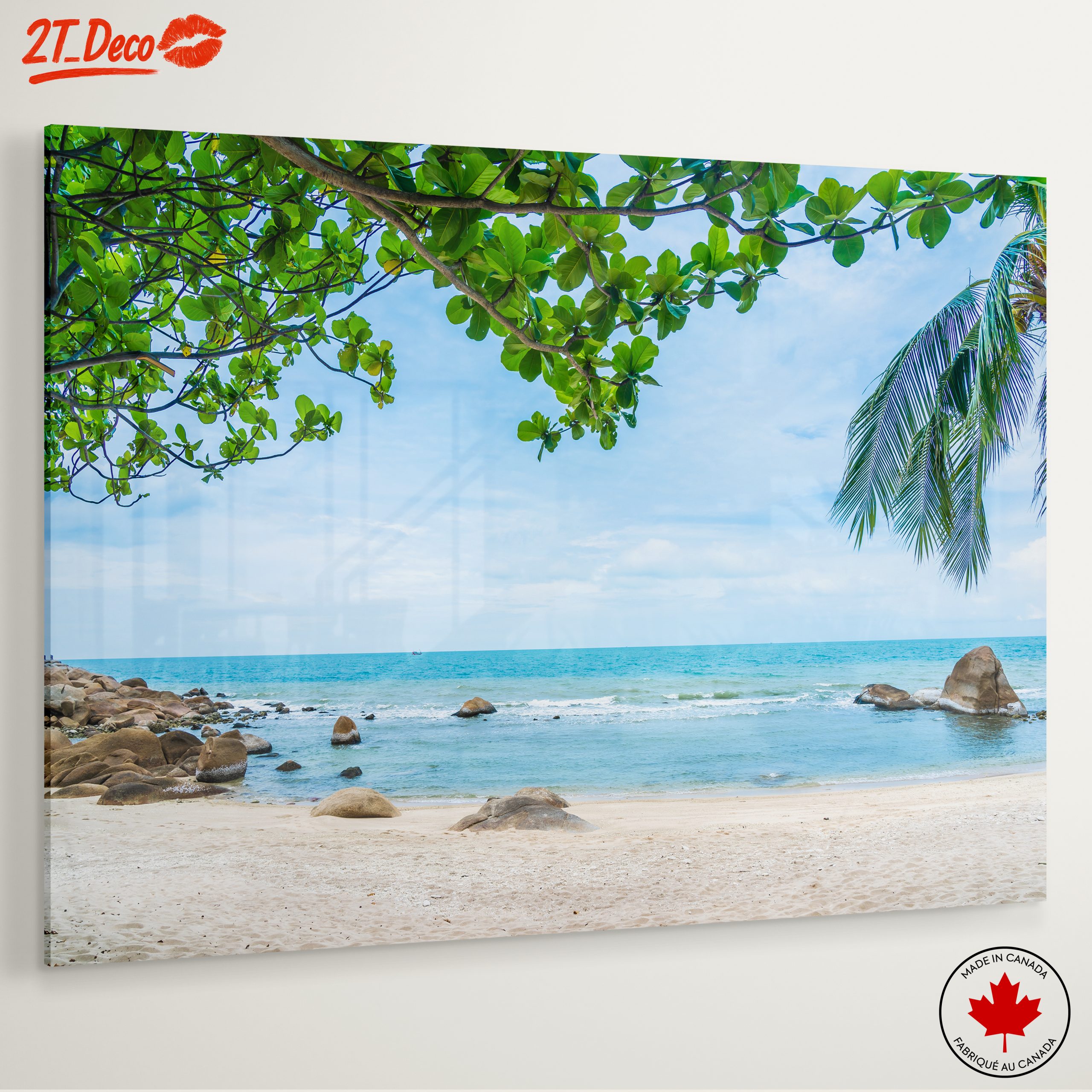 Serene Beach Landscape with Gentle Waves - Image 6