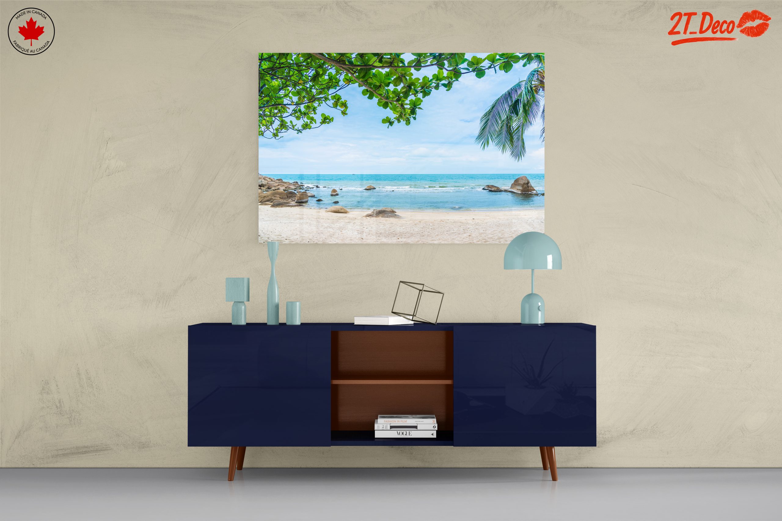 Serene Beach Landscape with Gentle Waves - Image 8