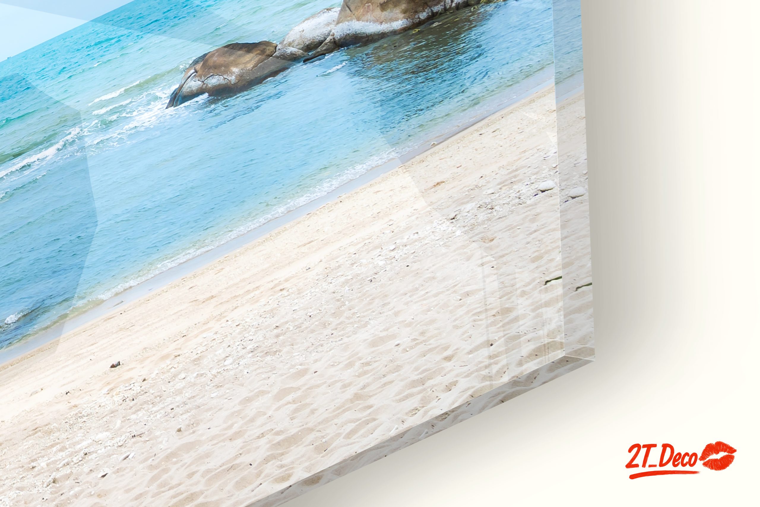 Serene Beach Landscape with Gentle Waves - Image 9