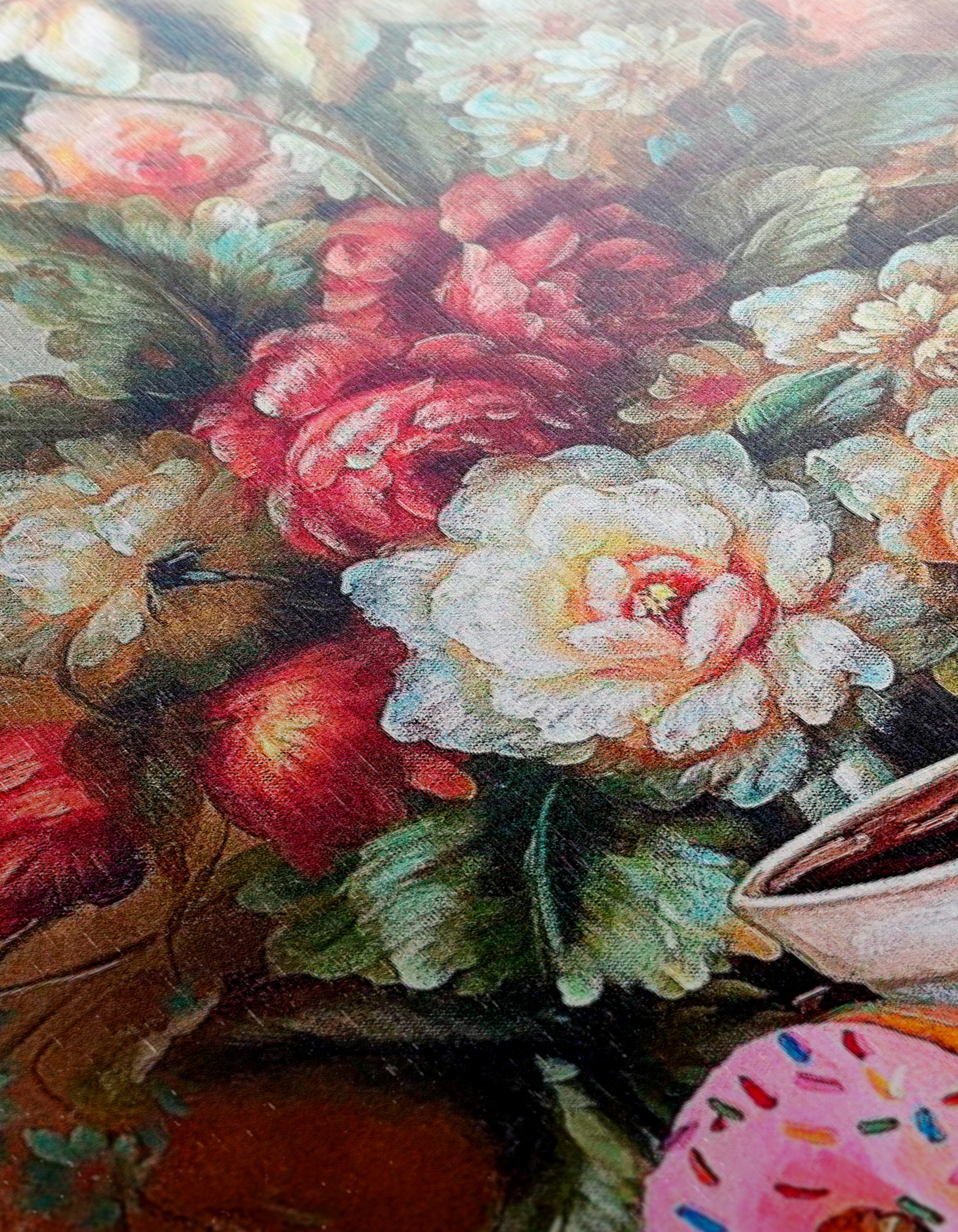 Delicious Food Still Life with Coffee and Flowers - Image 12