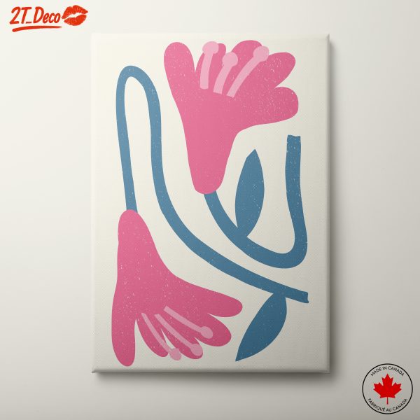 Stylized Modern Floral Art for Contemporary Spaces