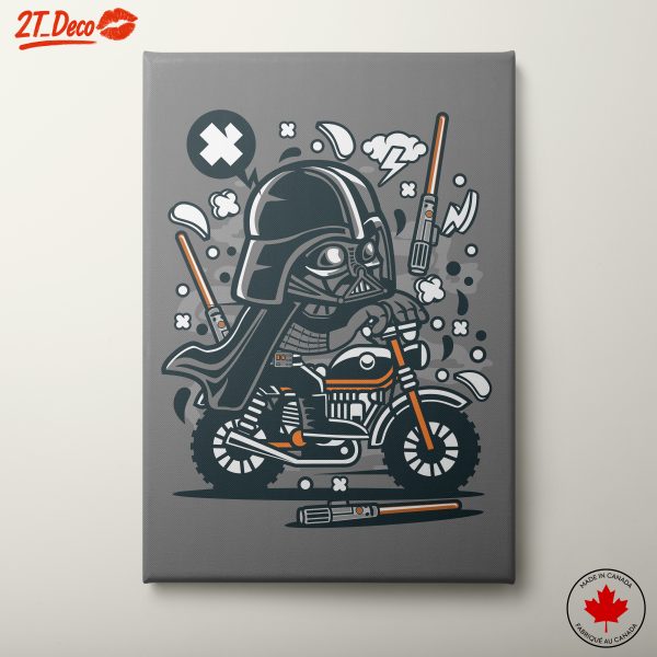 Darth Vader Riding a Motorcycle Art