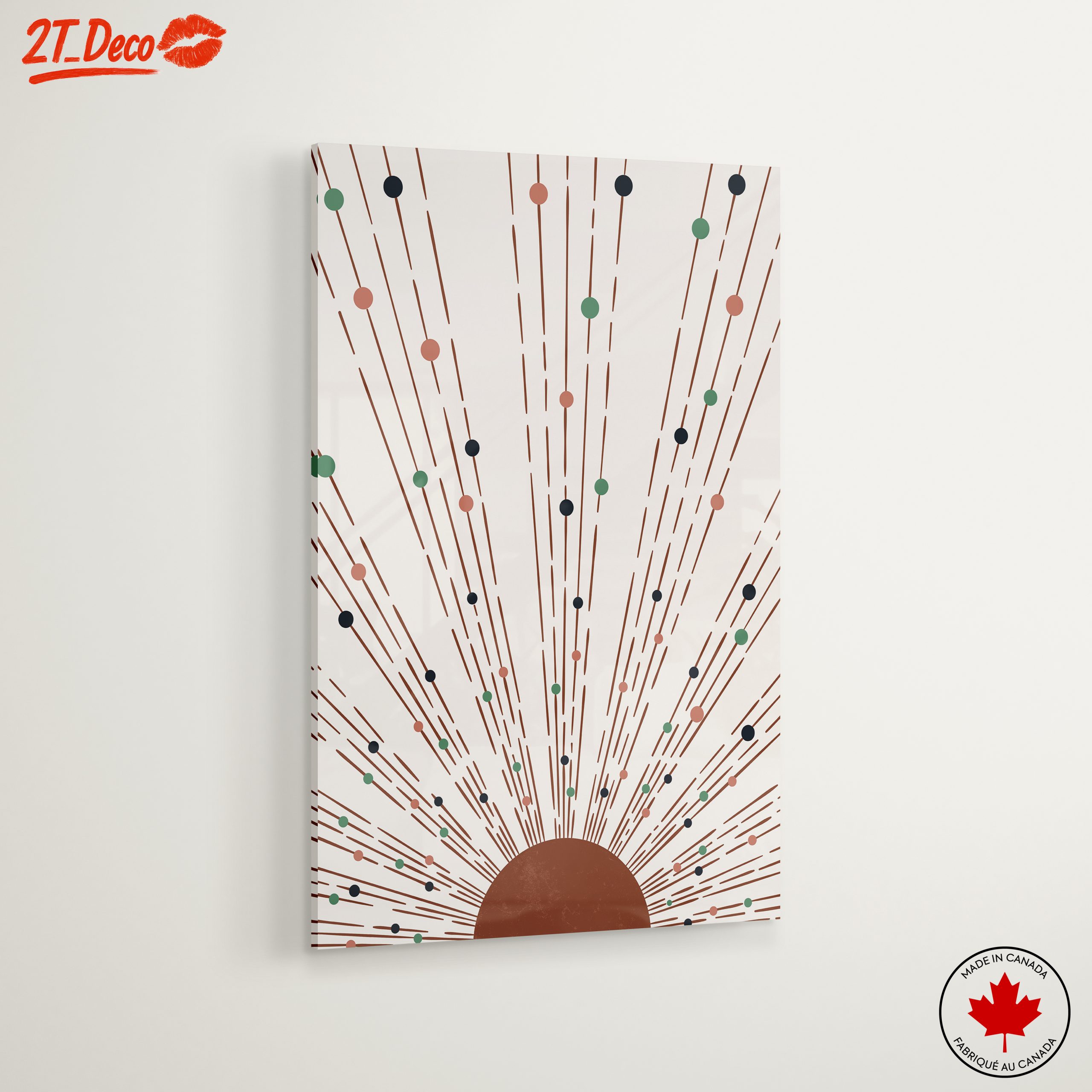 Modern Abstract Geometric Wall Art - Image 6