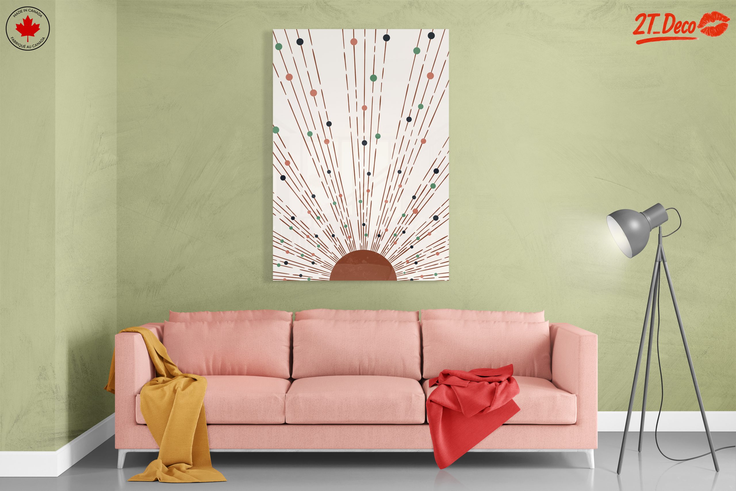 Modern Abstract Geometric Wall Art - Image 7