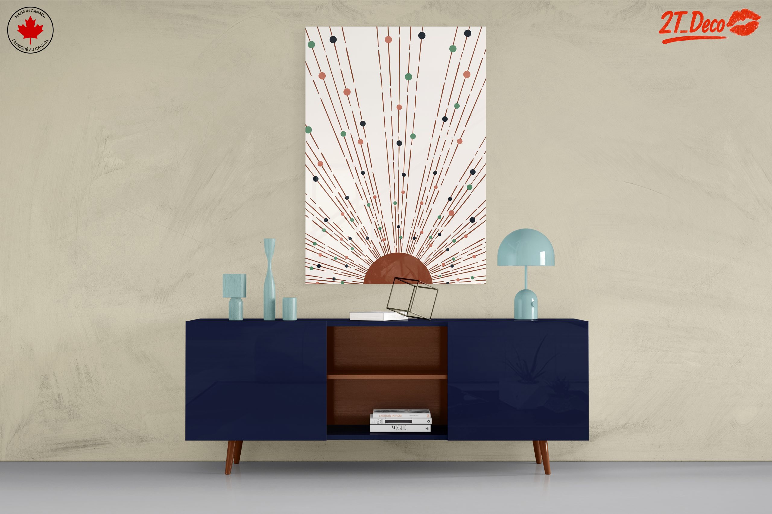 Modern Abstract Geometric Wall Art - Image 8