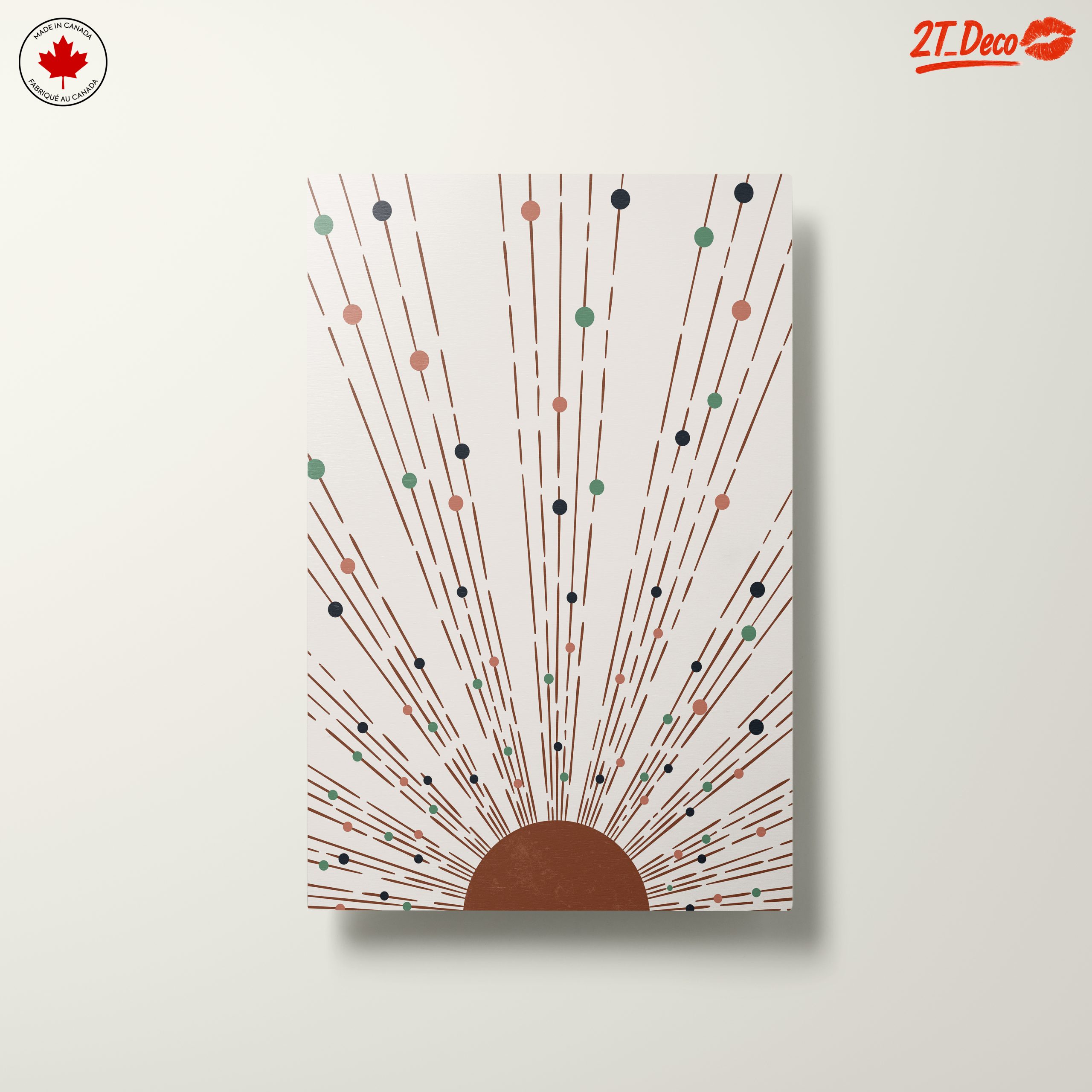 Modern Abstract Geometric Wall Art - Image 10