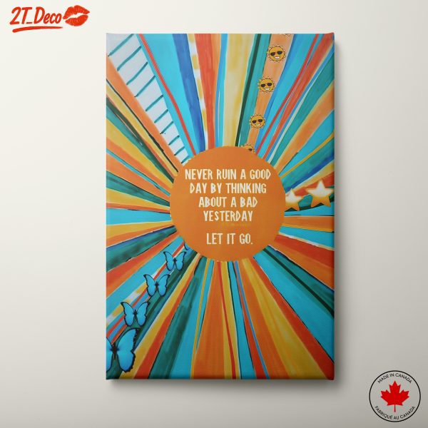 Vibrant Doodle Art with Inspiring Quote