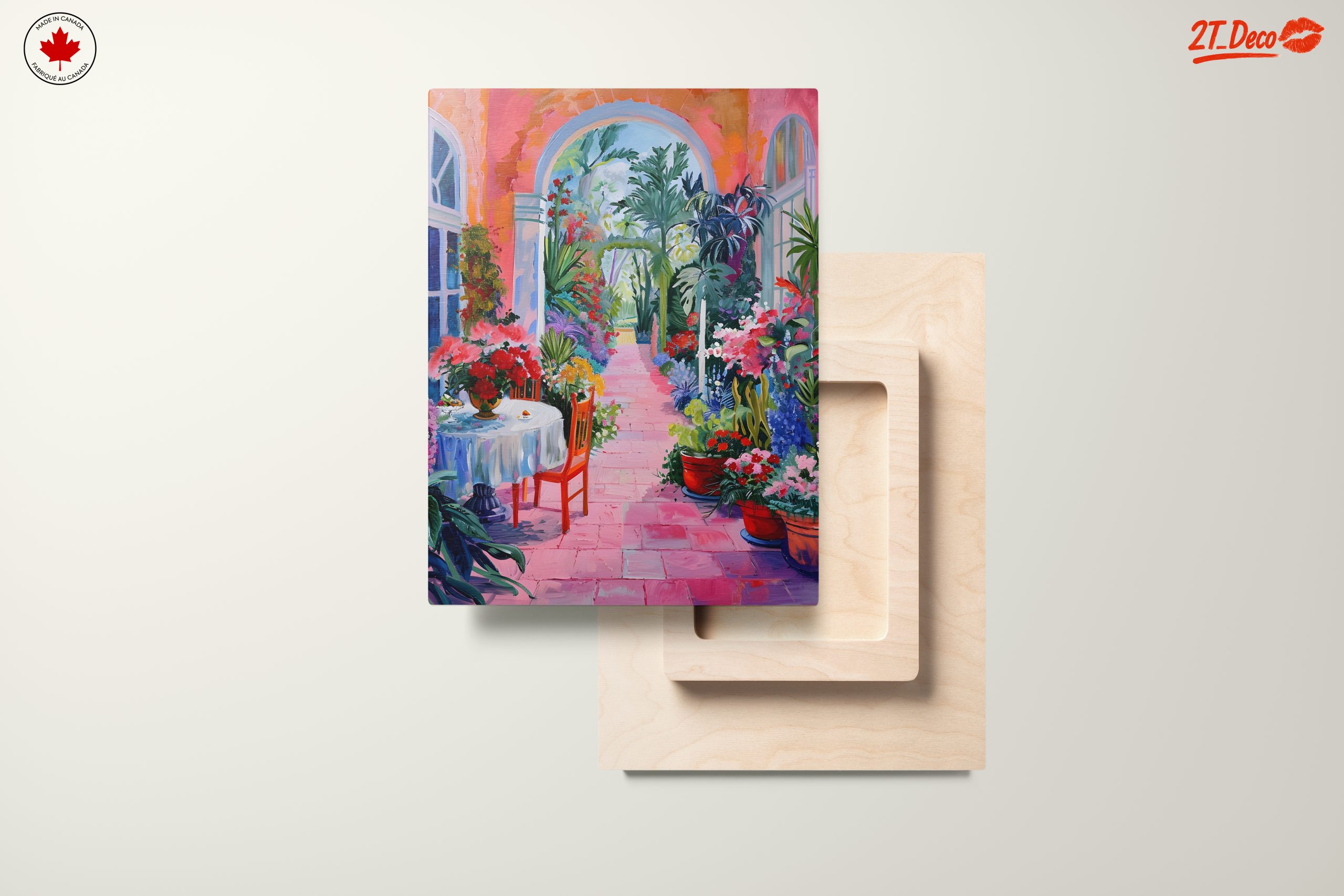 Vibrant Floral Pathway Art for Home Decor - Image 11