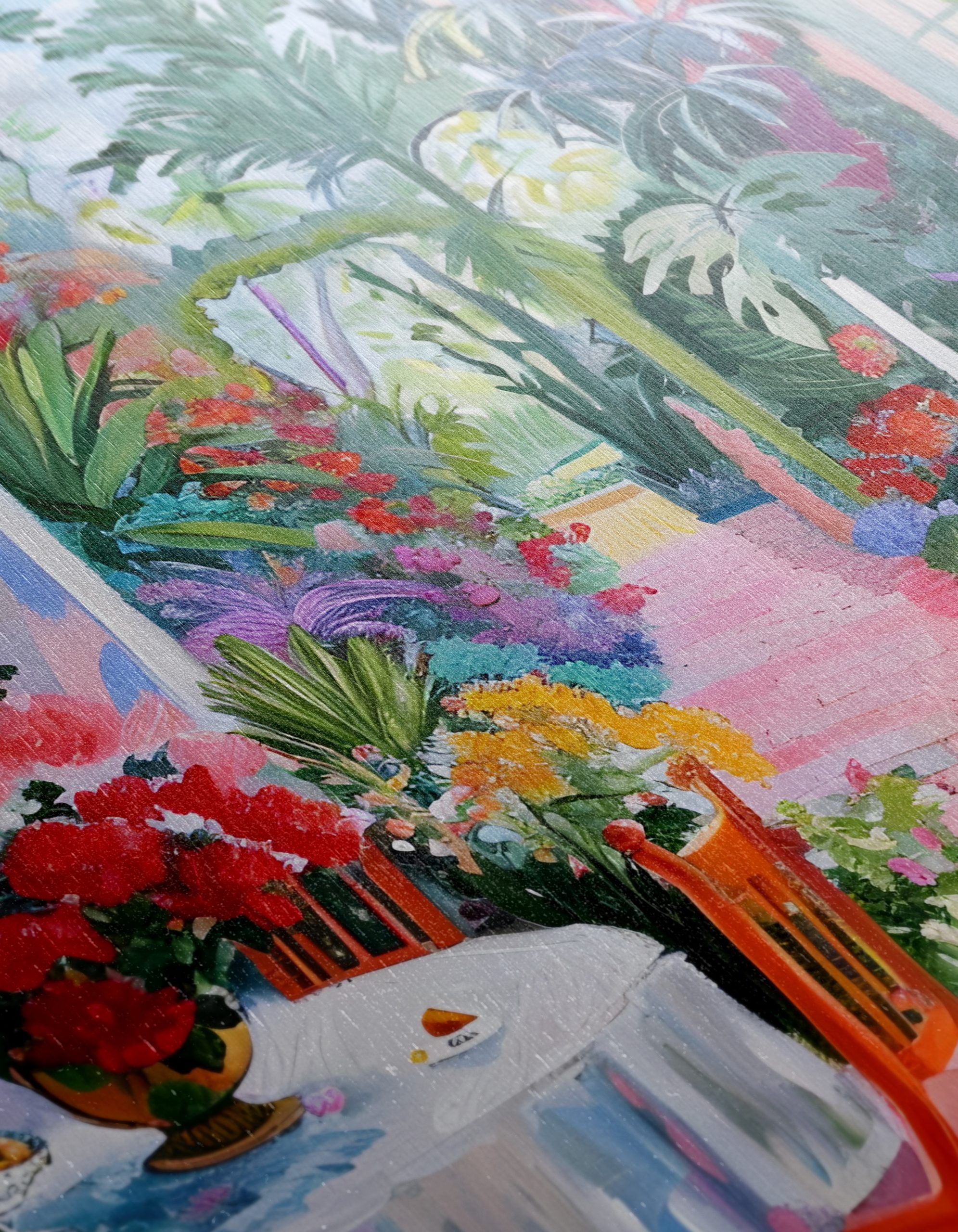 Vibrant Floral Pathway Art for Home Decor - Image 12
