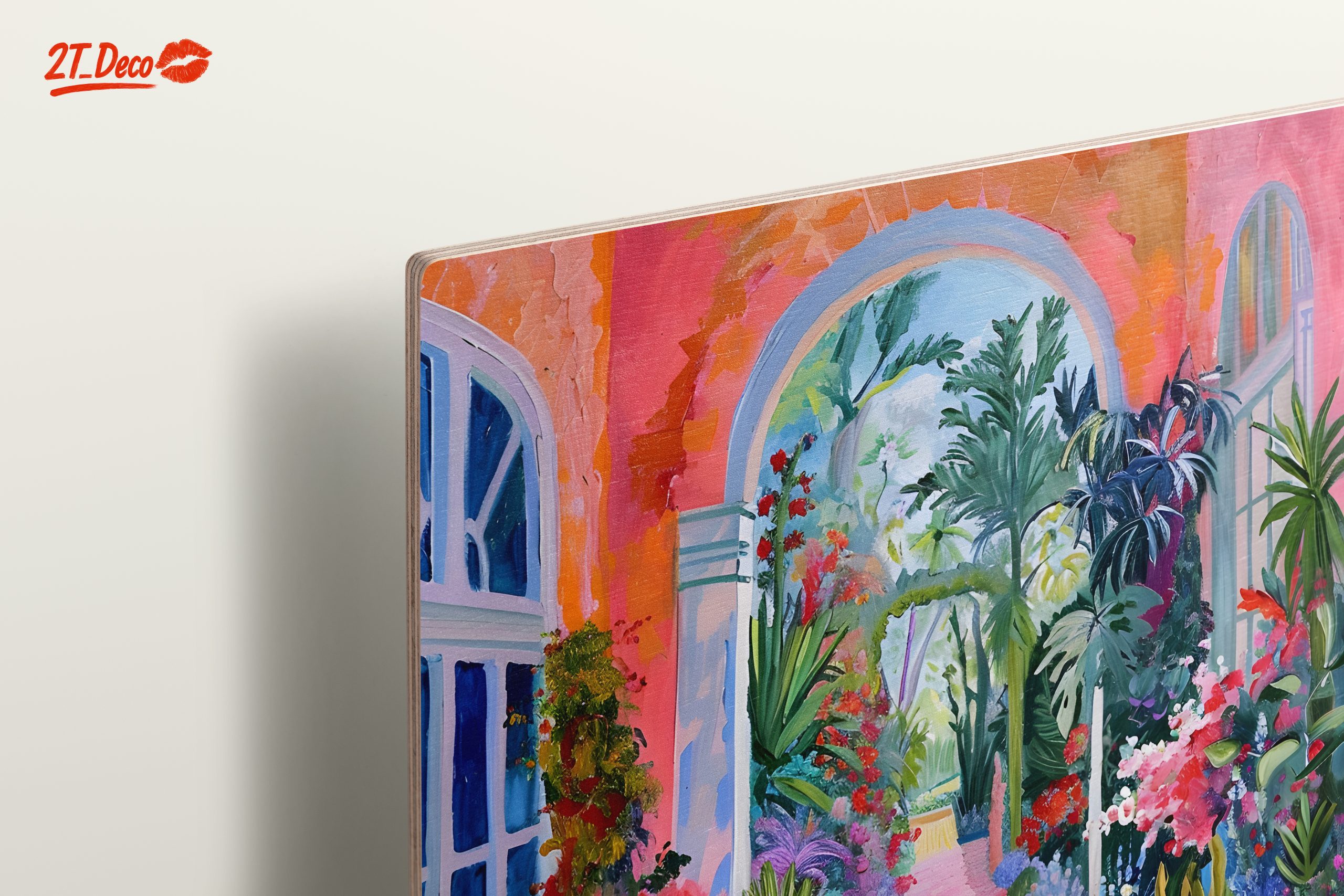 Vibrant Floral Pathway Art for Home Decor - Image 15