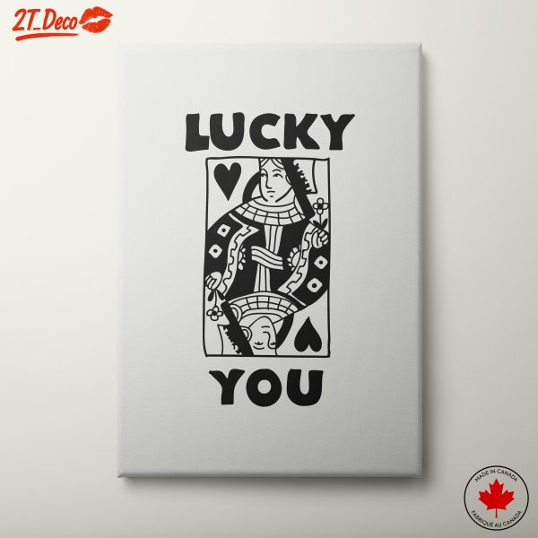 Lucky You Playing Card Art 4