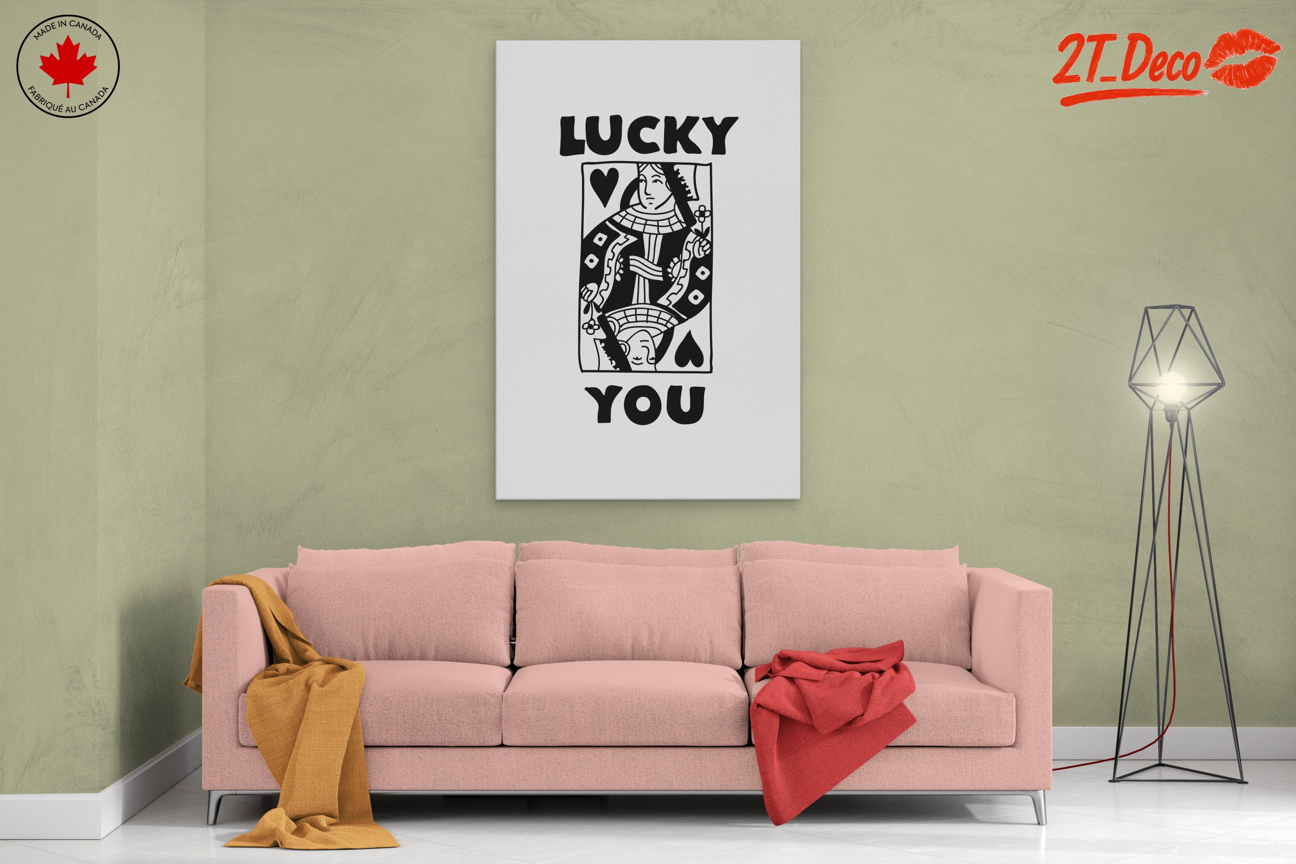 Lucky You Playing Card Art 4 - Image 2