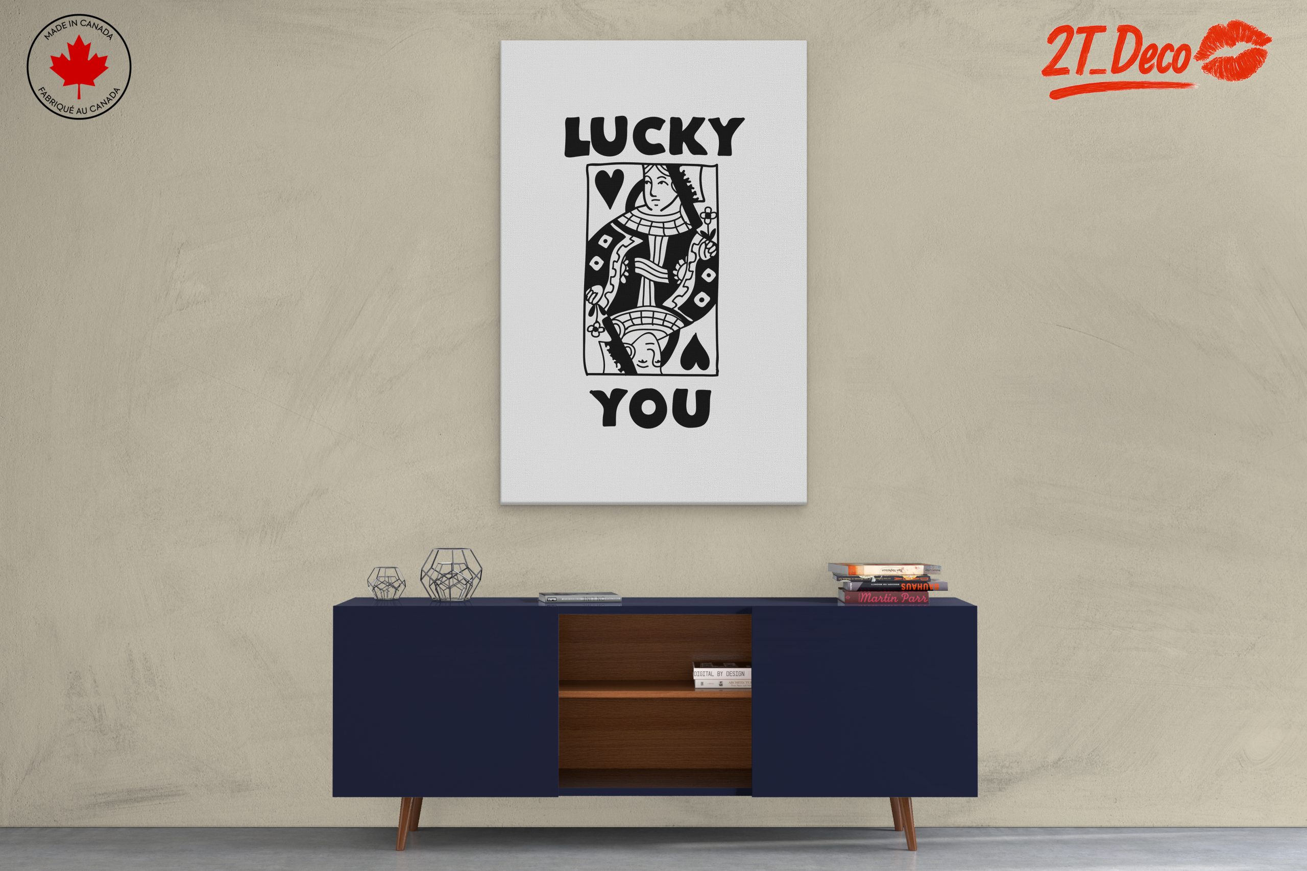 Lucky You Playing Card Art 4 - Image 3