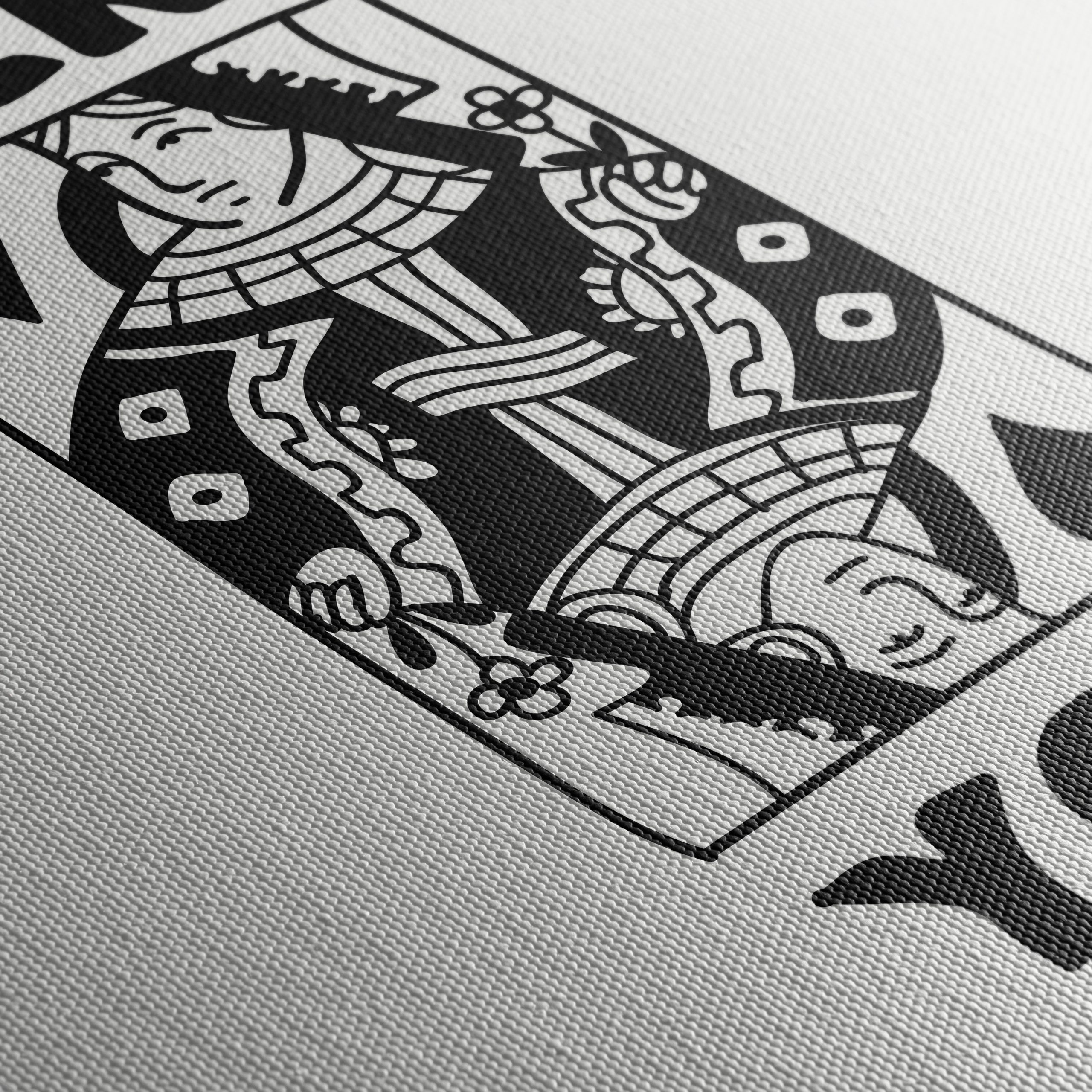Lucky You Playing Card Art 4 - Image 5