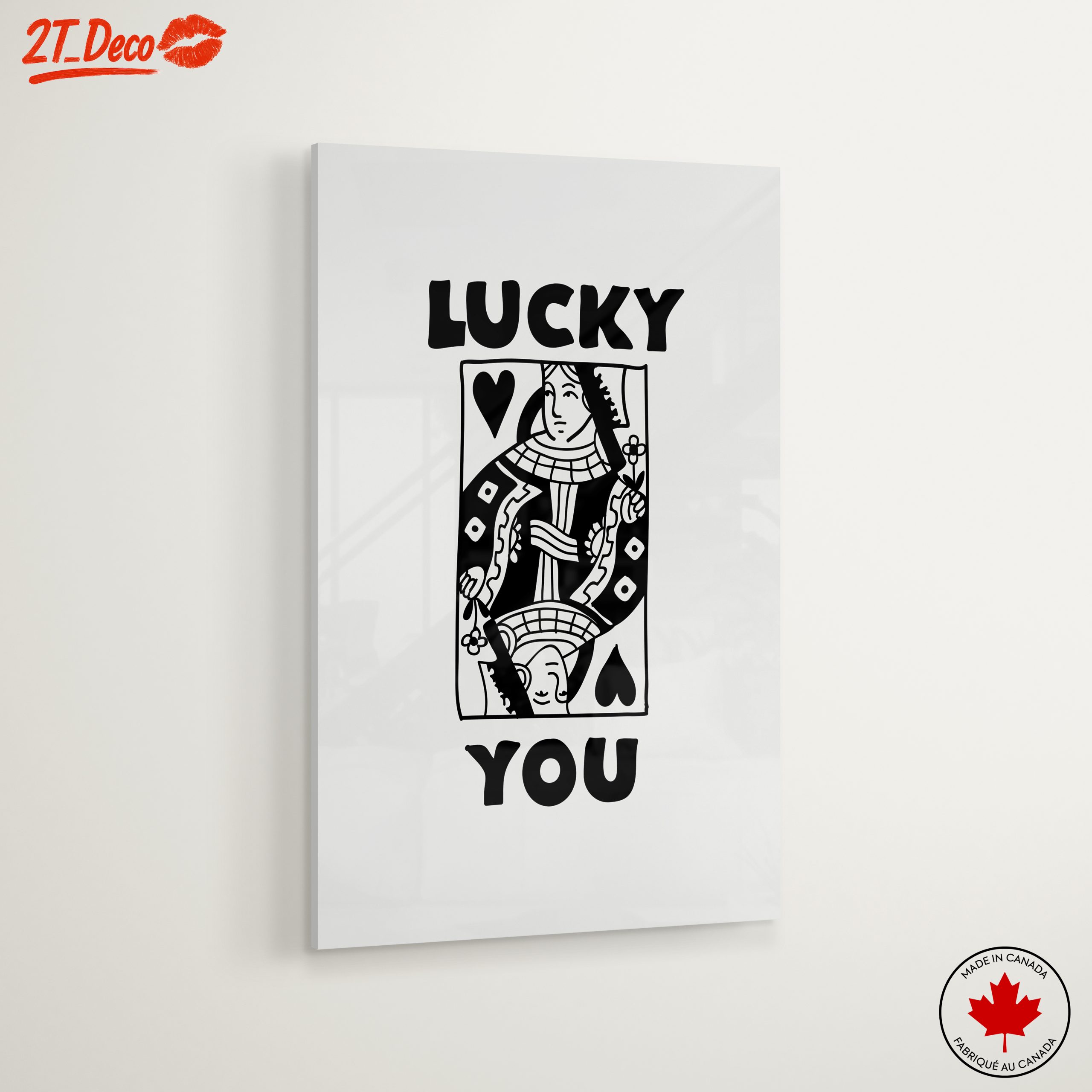 Lucky You Playing Card Art 4 - Image 6
