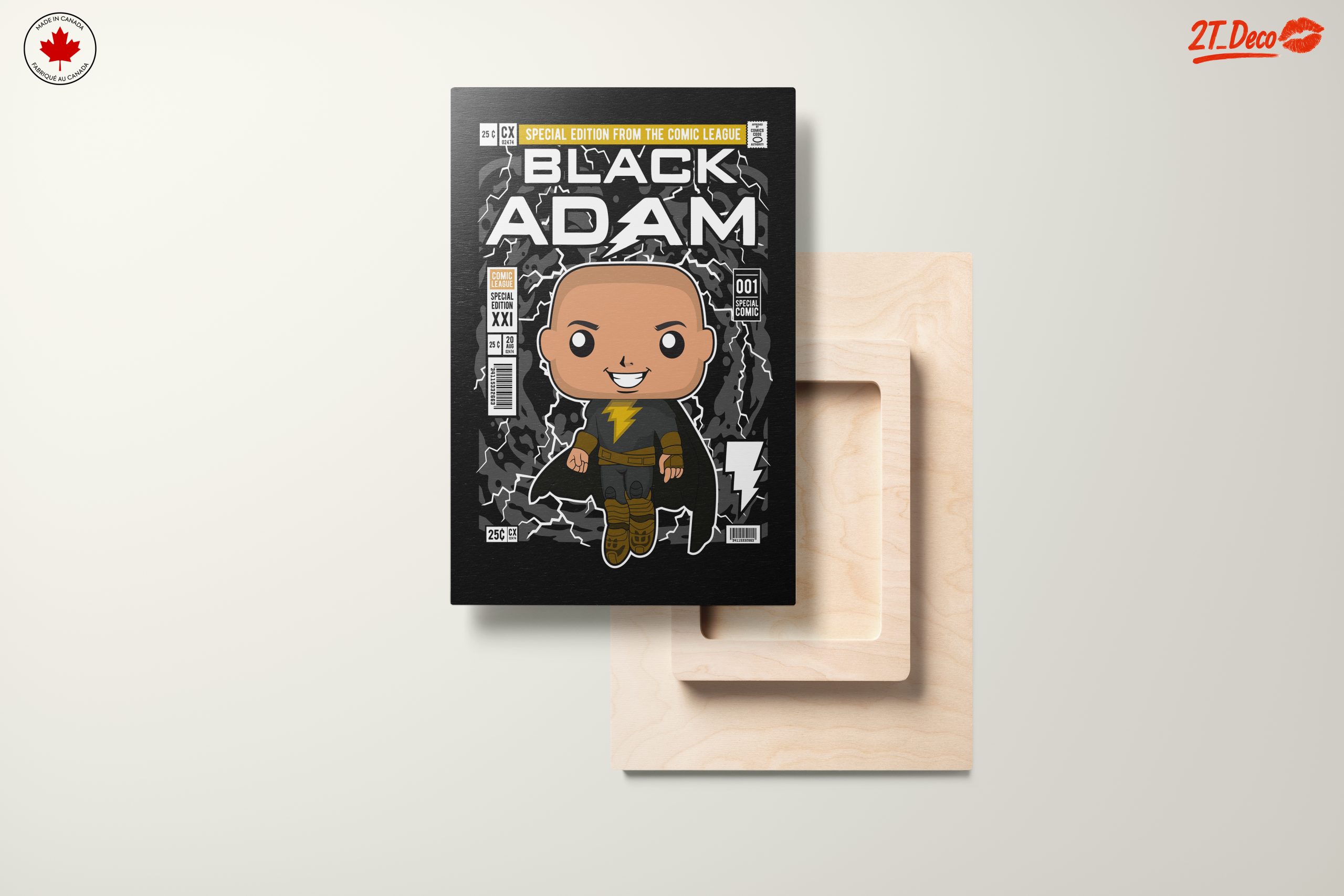 Black Adam Comic Art featuring Lightning - Image 11