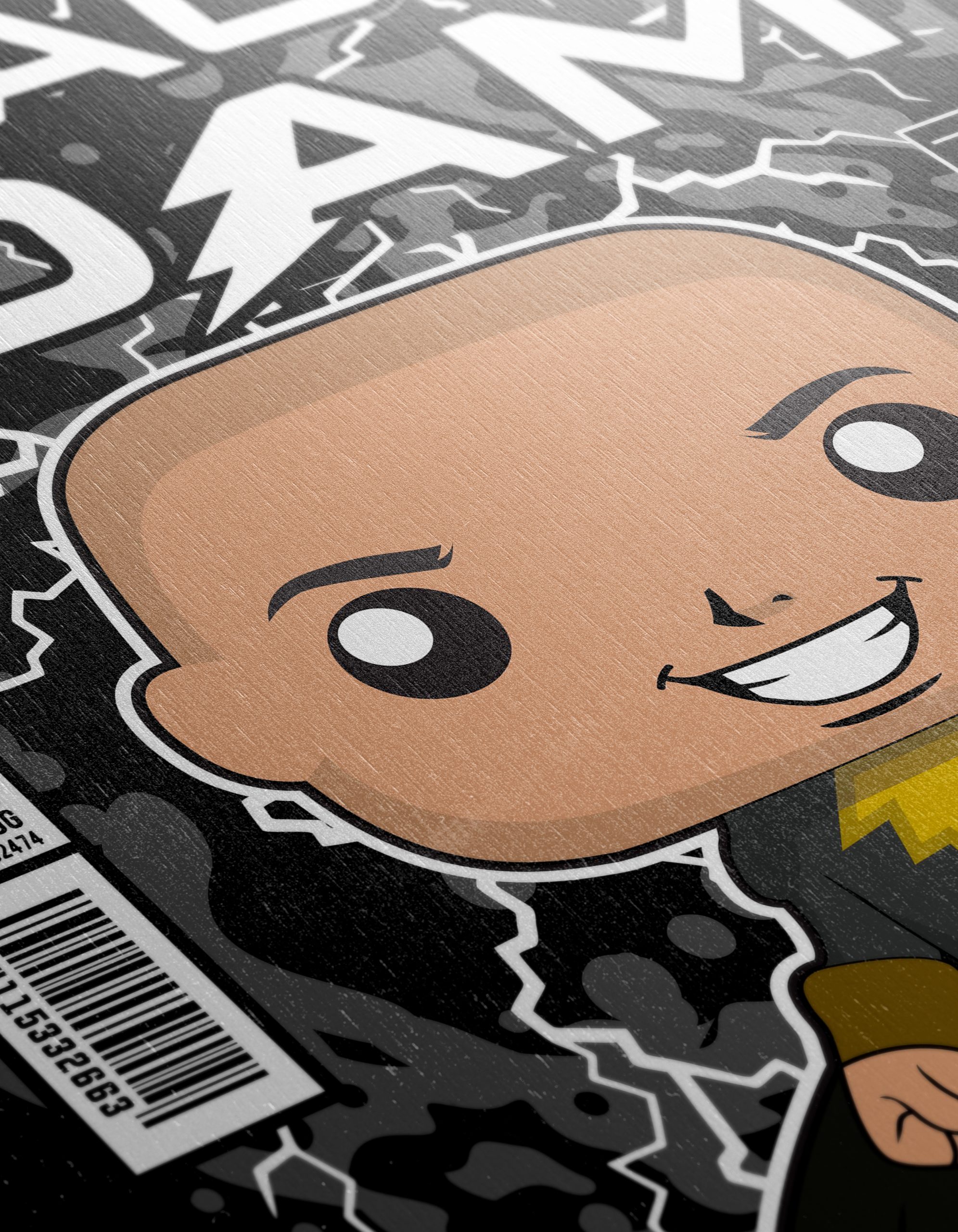 Black Adam Comic Art featuring Lightning - Image 12