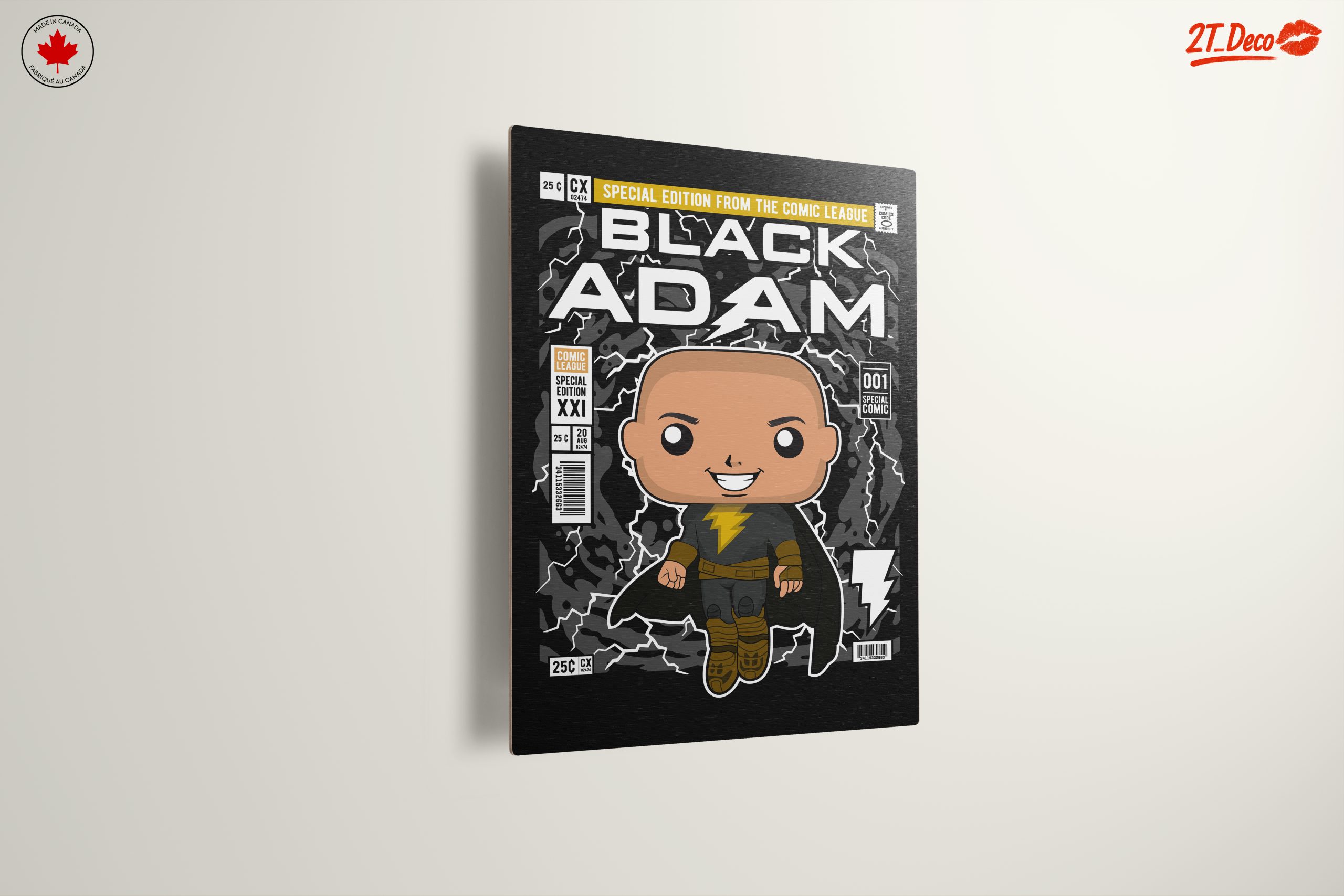 Black Adam Comic Art featuring Lightning - Image 13