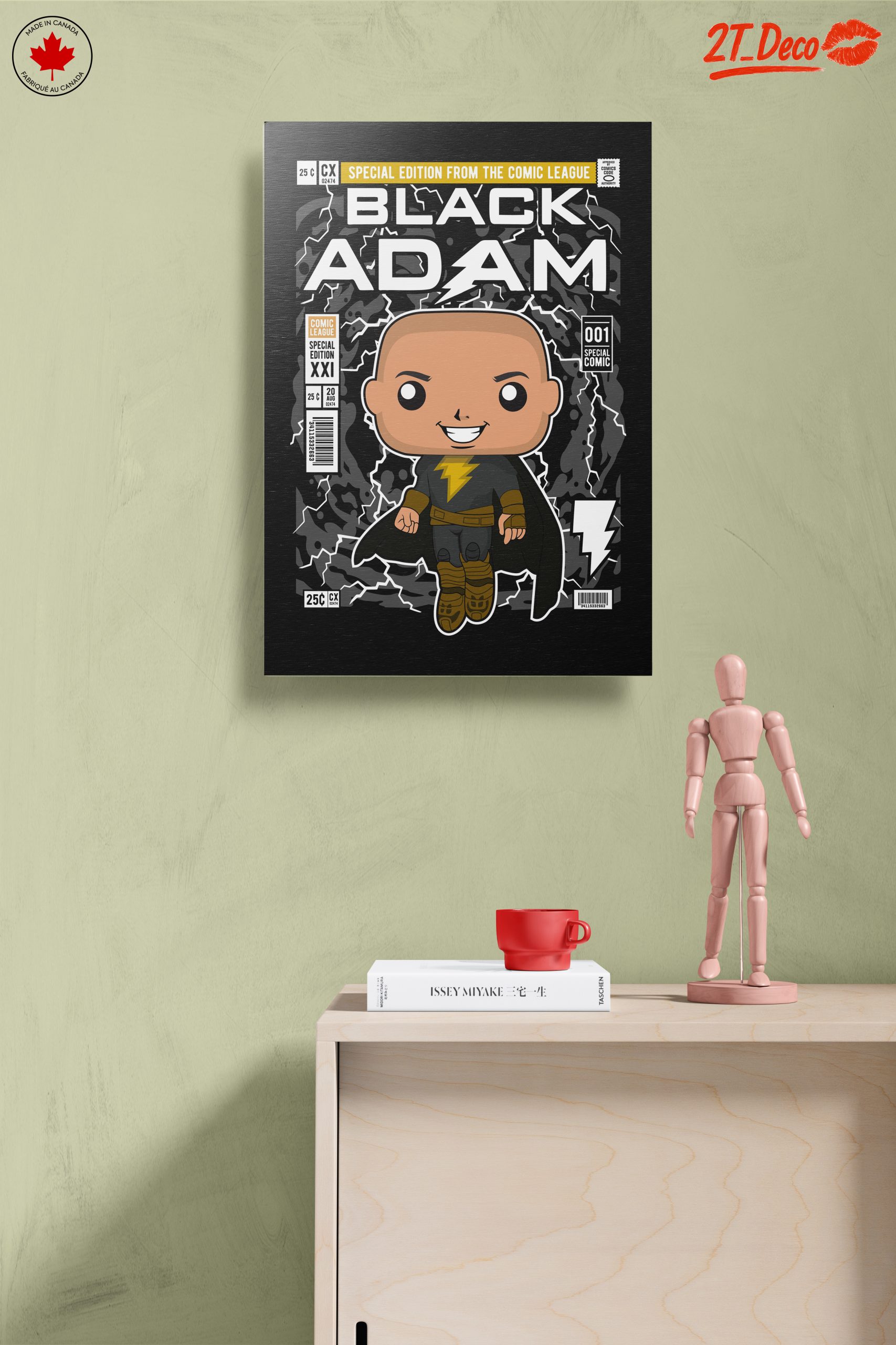 Black Adam Comic Art featuring Lightning - Image 14