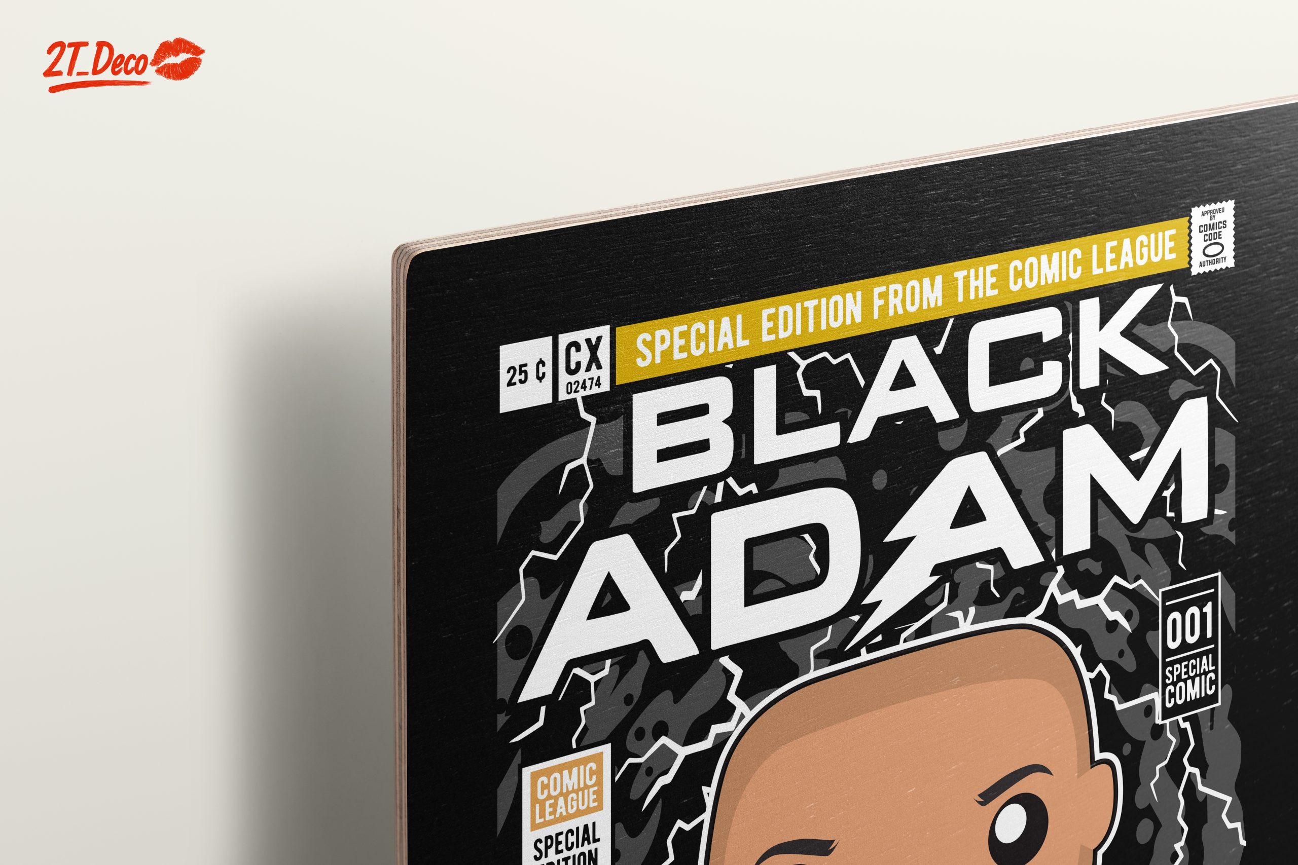 Black Adam Comic Art featuring Lightning - Image 15