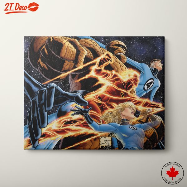 Fantastic Four Superhero Artwork