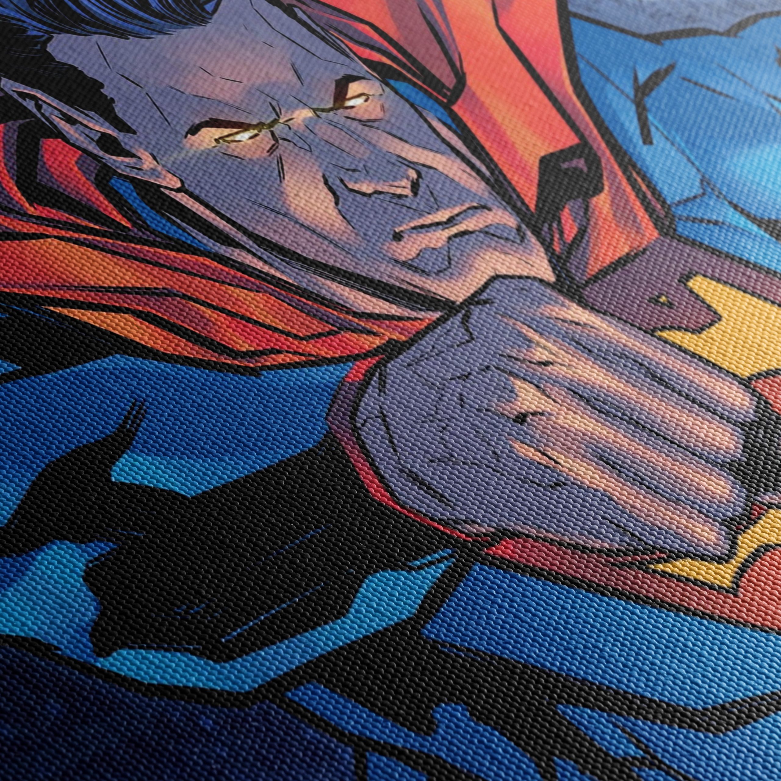 Superman Flying Through Space Art - Image 5