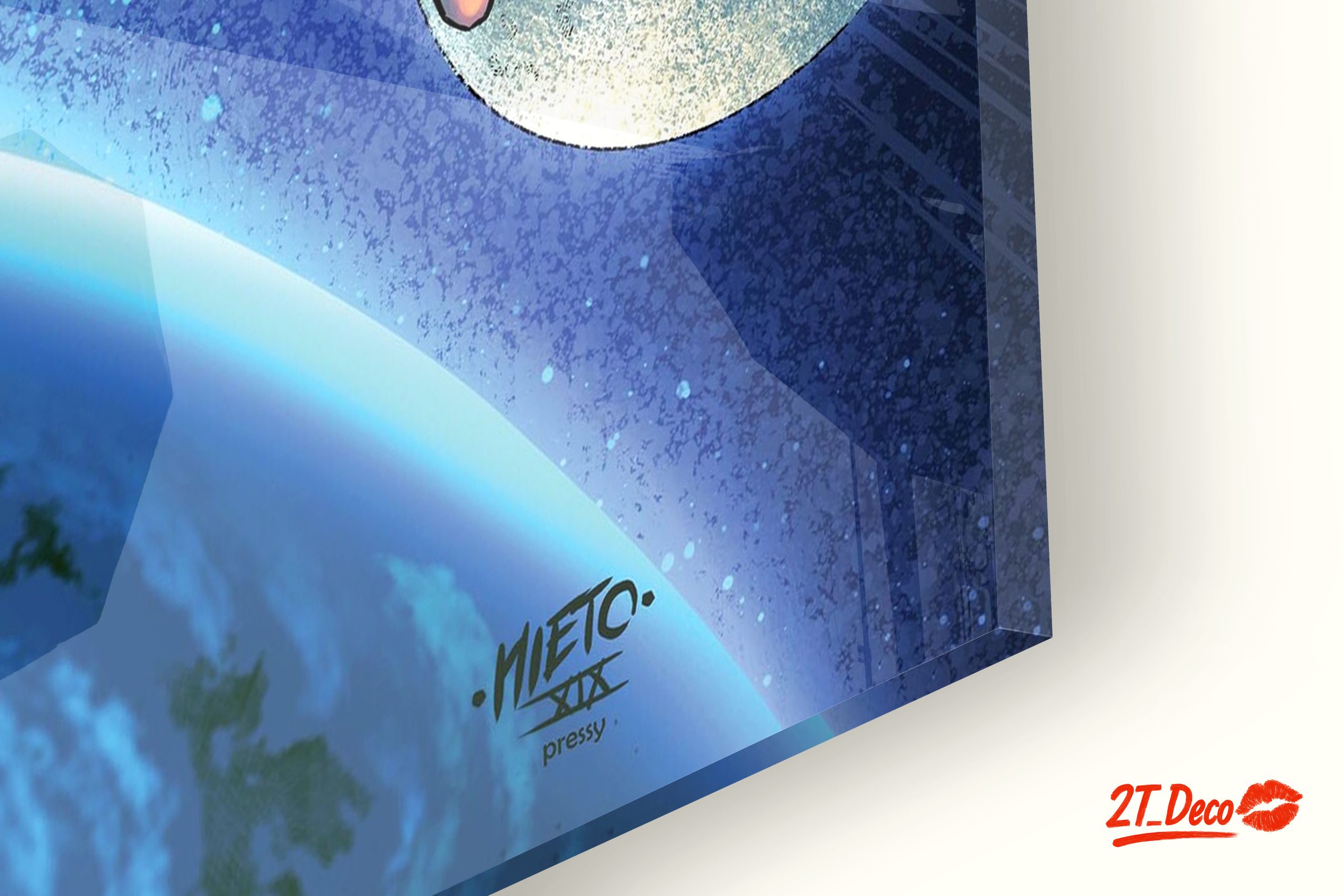 Superman Flying Through Space Art - Image 9