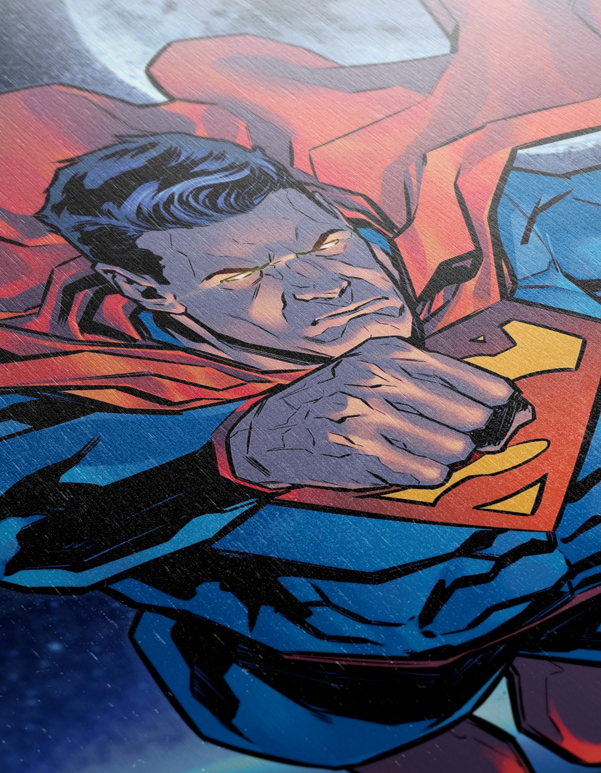 Superman Flying Through Space Art - Image 12