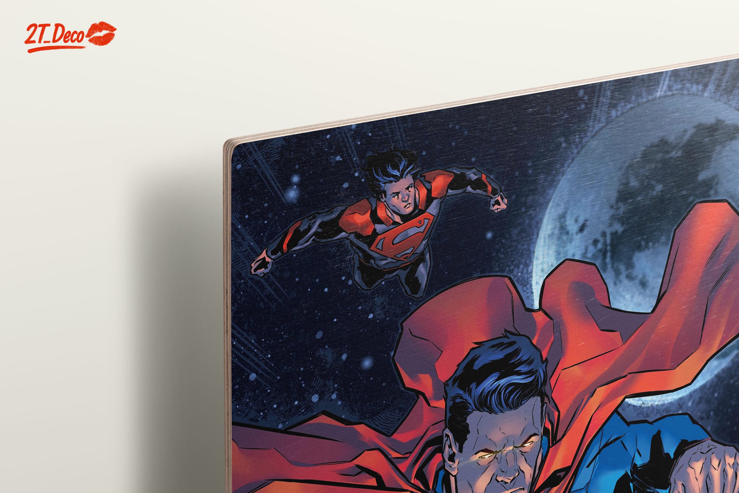 Superman Flying Through Space Art - Image 15