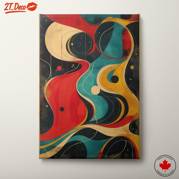 Vibrant Abstract Flowing Art