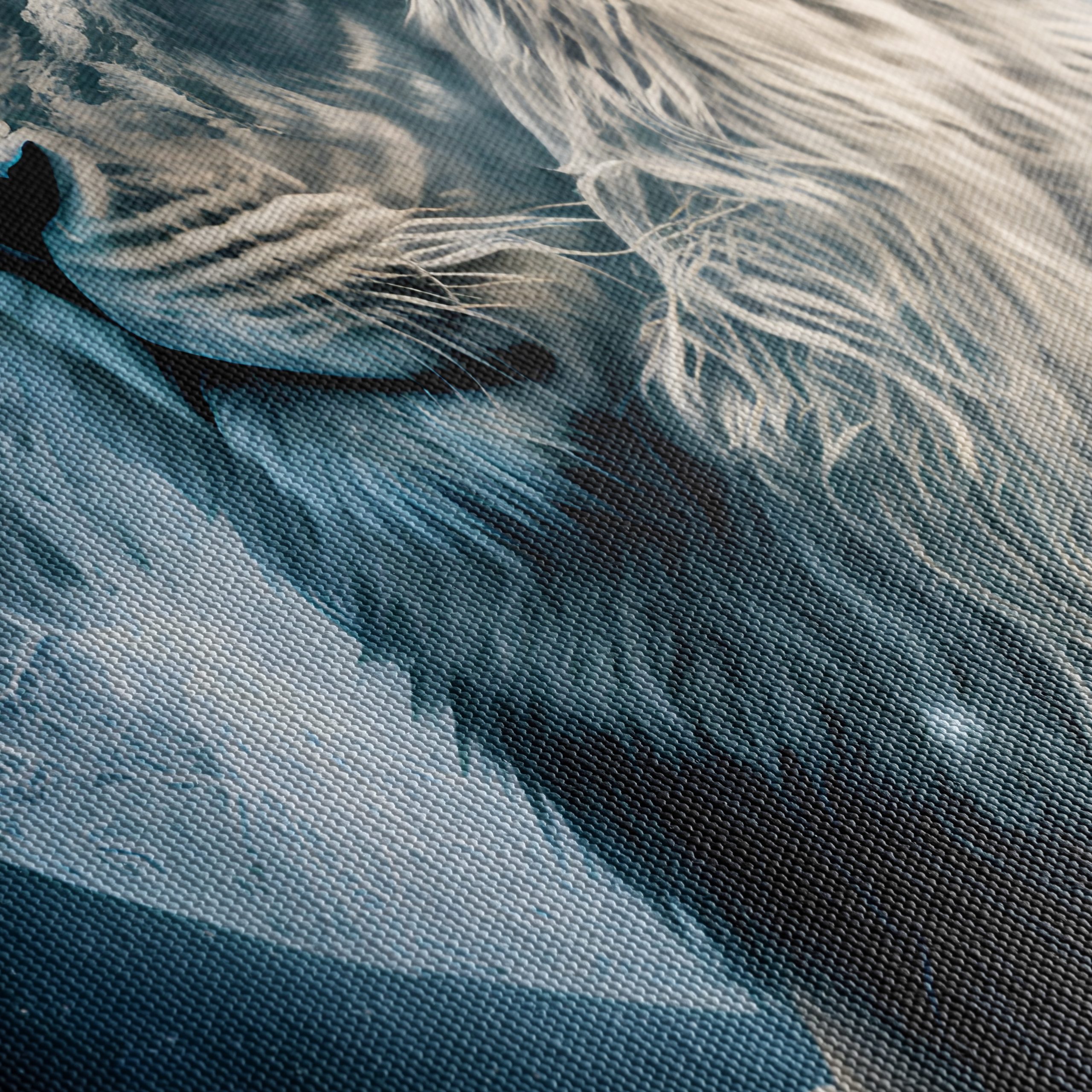 Majestic Lion Against Full Moon - Image 5