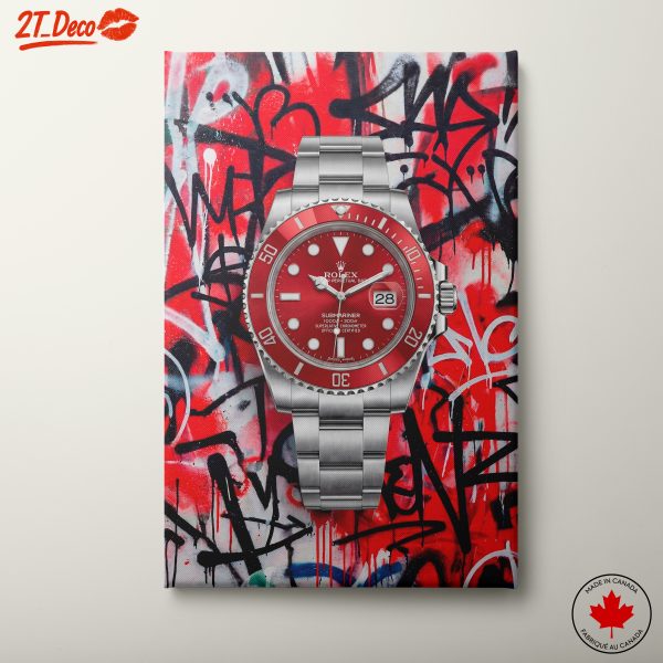 Stylized Rolex Submariner Art