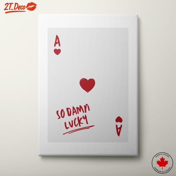 Ace of Hearts Playing Card Art 17