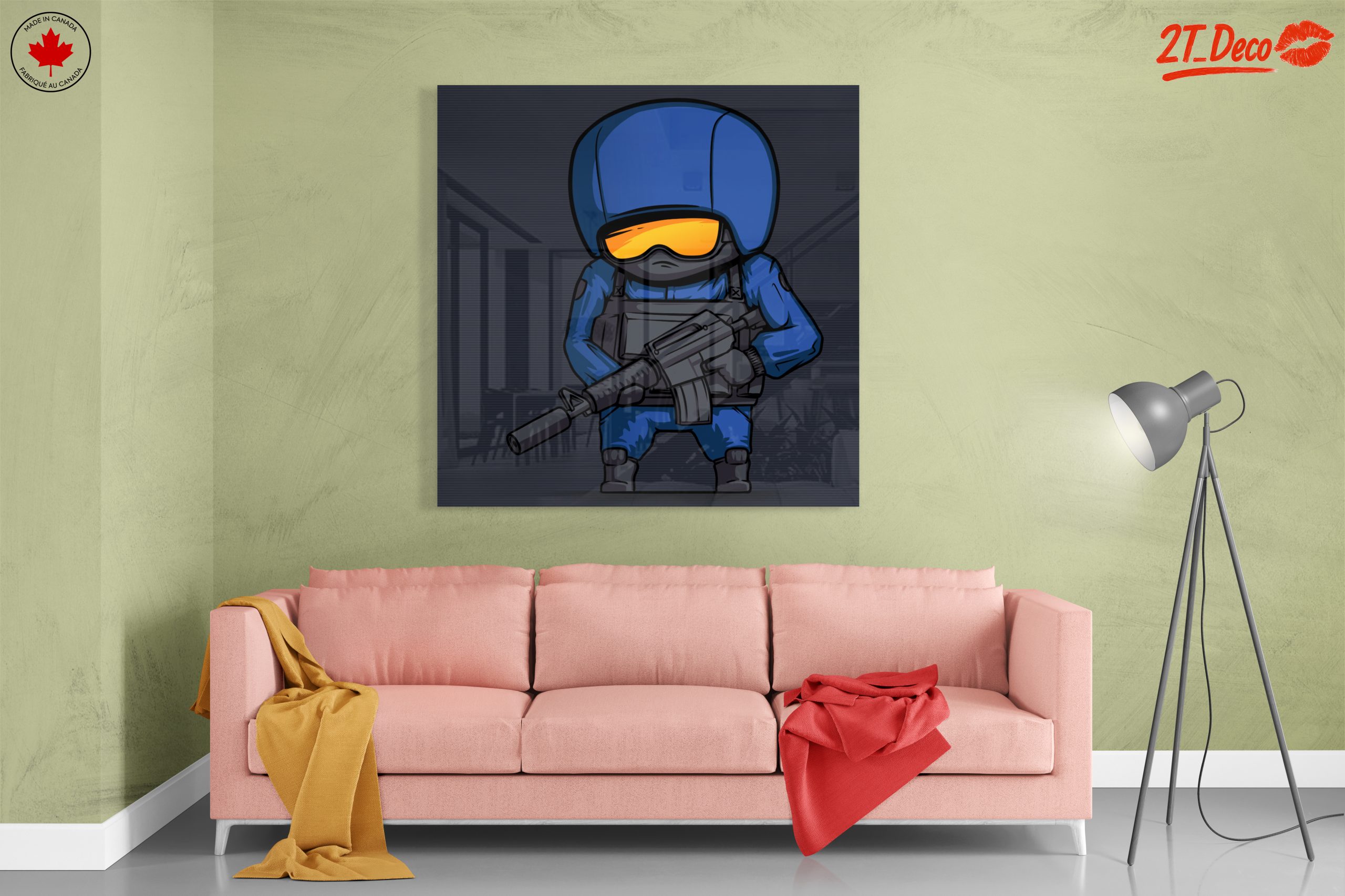 Cartoon Military Character Art - Image 7