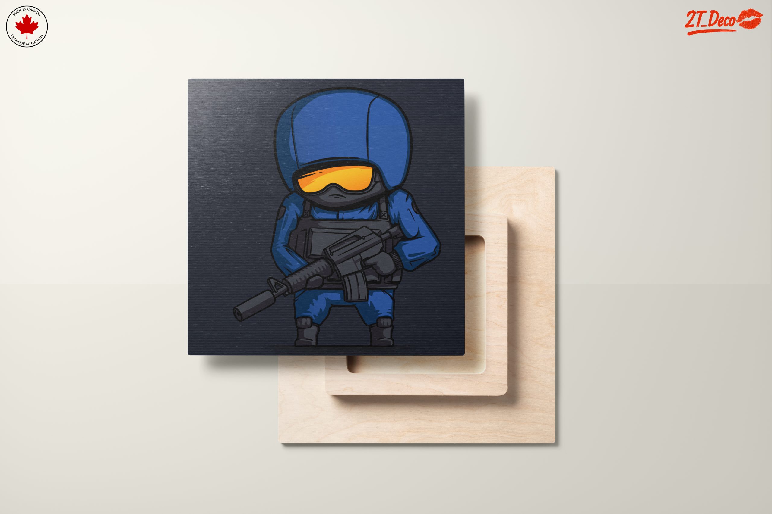 Cartoon Military Character Art - Image 11