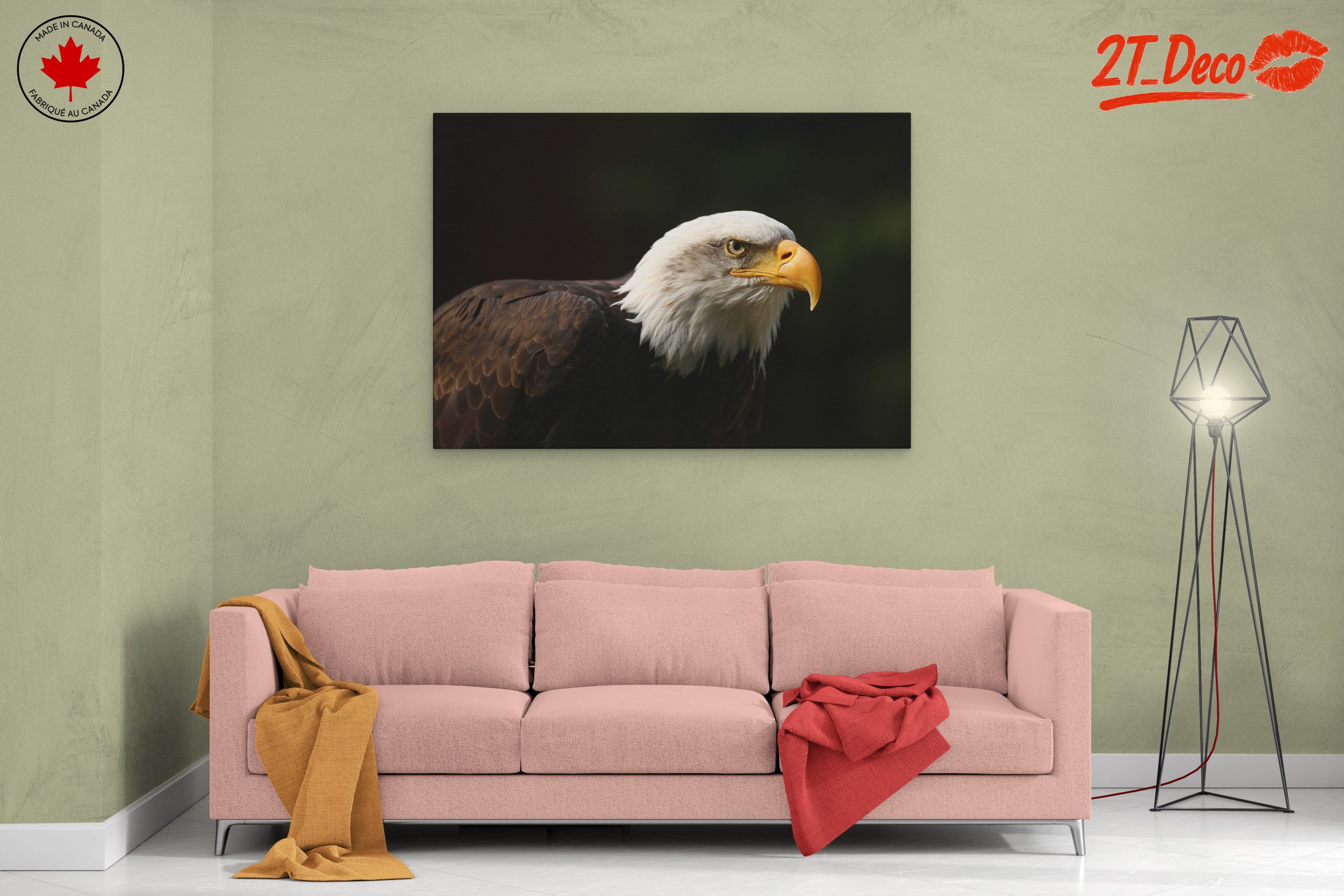 Bald Eagle Portrait Wall Art - Image 2
