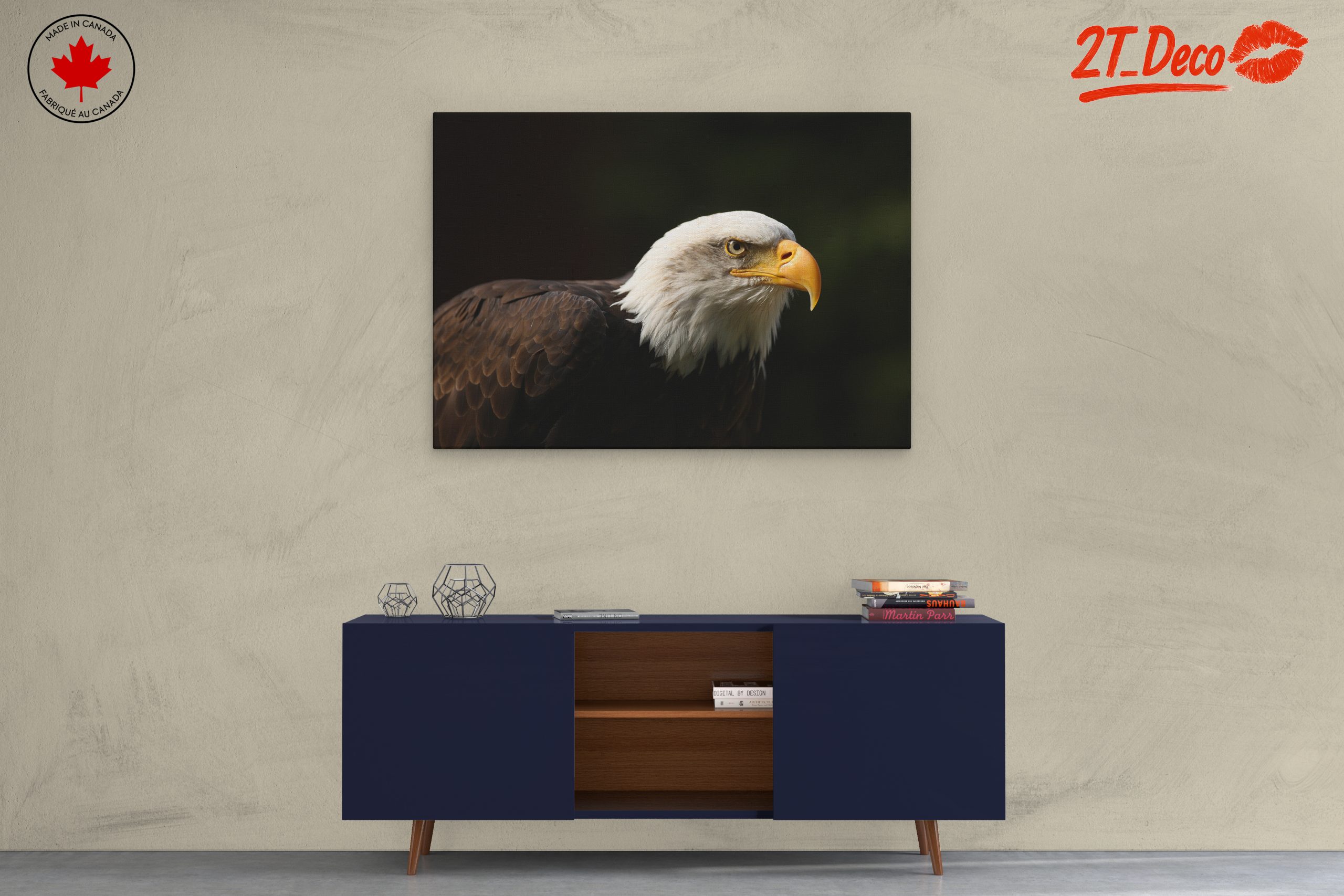 Bald Eagle Portrait Wall Art - Image 3