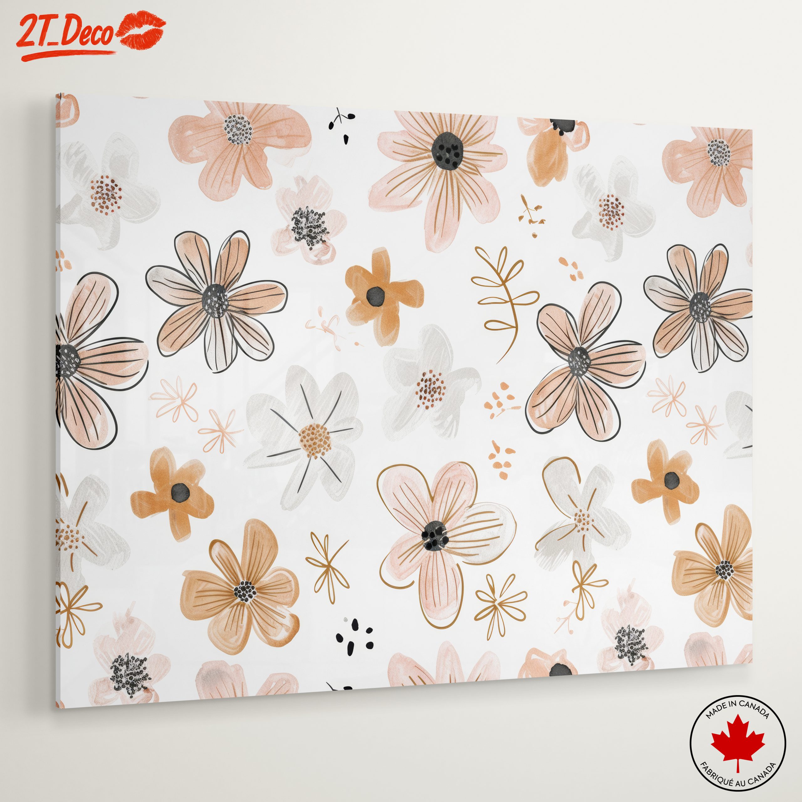 Stylish Floral Pattern Art for Modern Spaces - Image 6