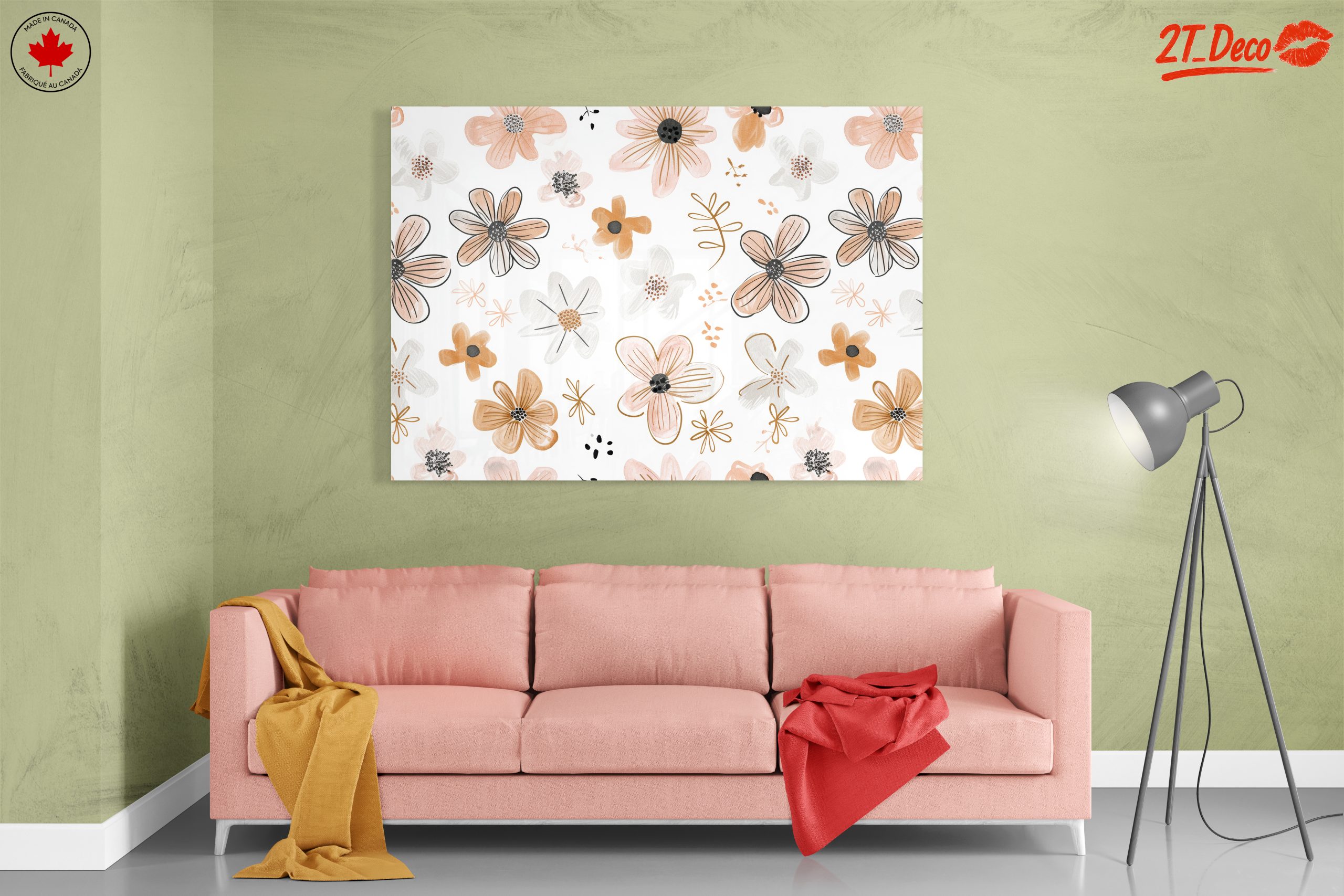 Stylish Floral Pattern Art for Modern Spaces - Image 7